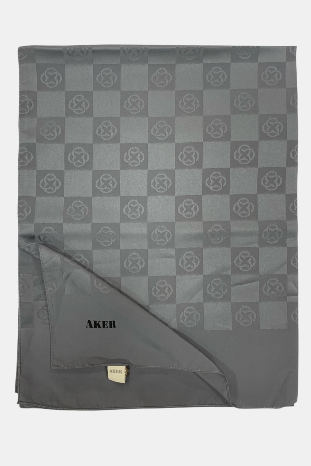 Aker Monogram Şal - Yeni Dama Desenli - Sütlü Kahve 981 görsel 5