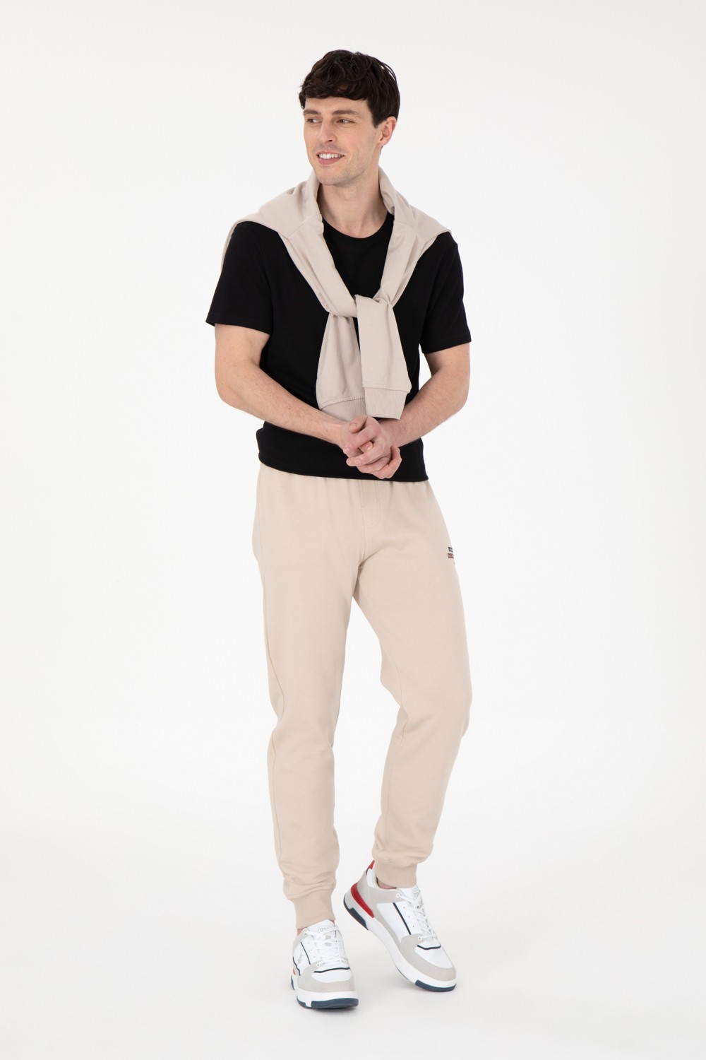 U.S. Polo Assn. Erkek Taş Eşofman Altı 50293733-VR049 görsel 3