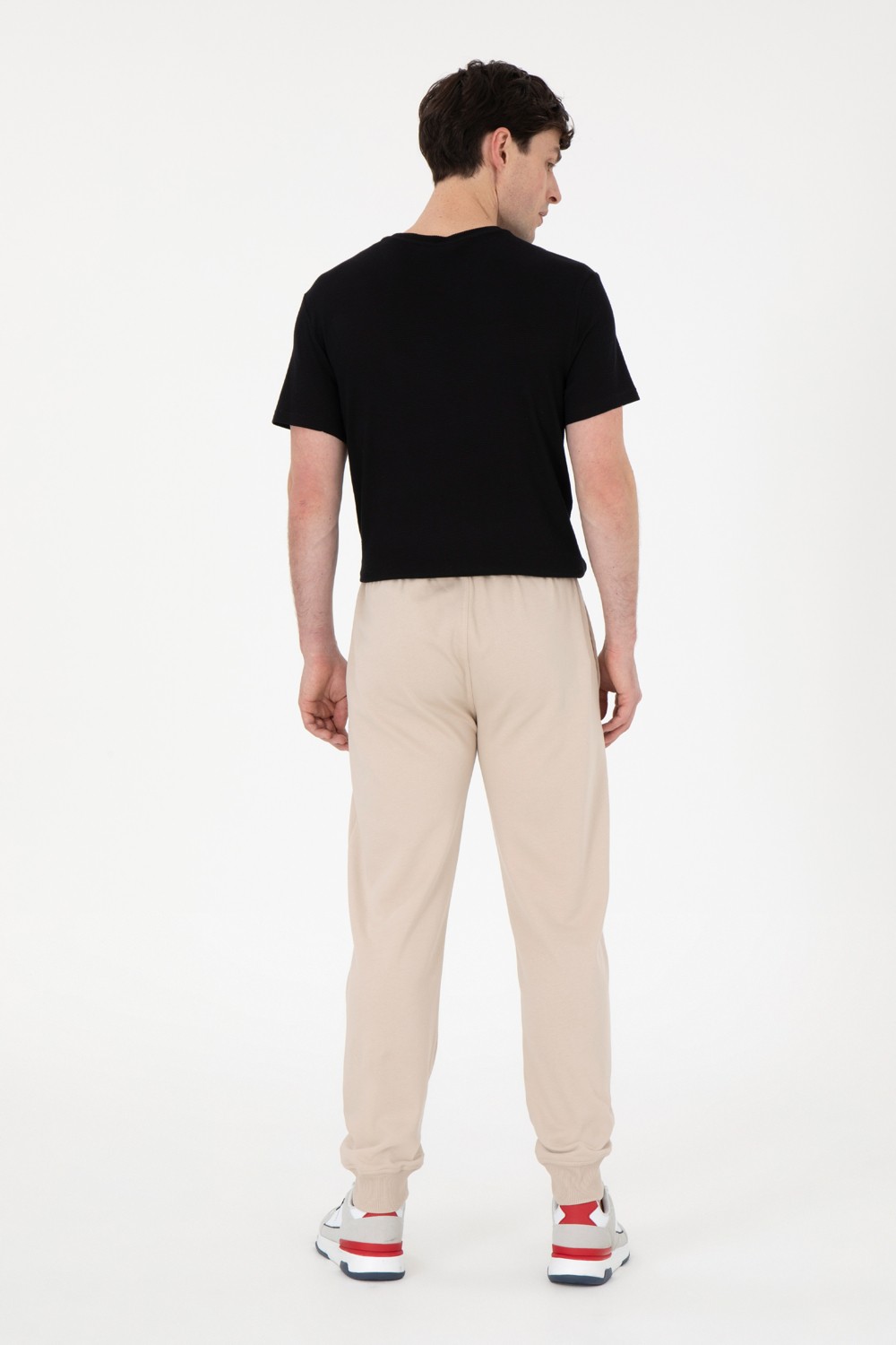 U.S. Polo Assn. Erkek Taş Eşofman Altı 50293733-VR049 görsel 4