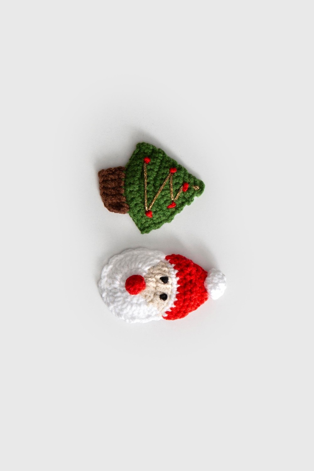 Magu Noel Yılbaşı 2'li Örgü Toka Kız Çocuk