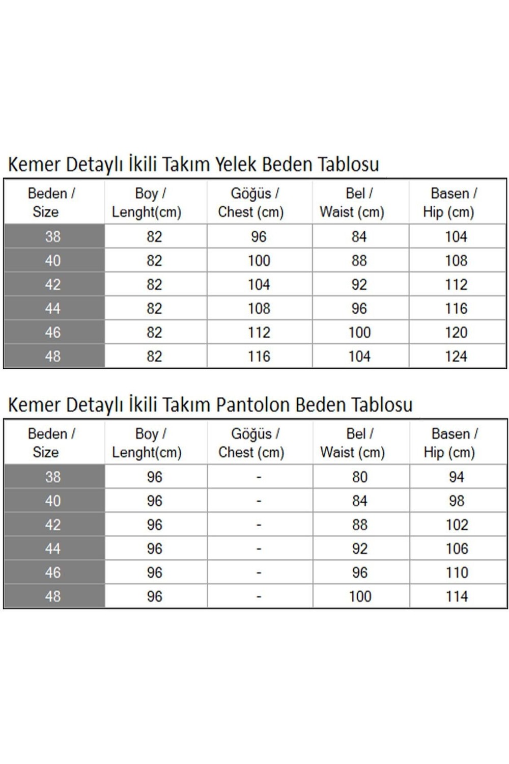 Moda Mihram Kemer Detaylı İkili Kot Takım Koyu Mavi 19232 görsel 5