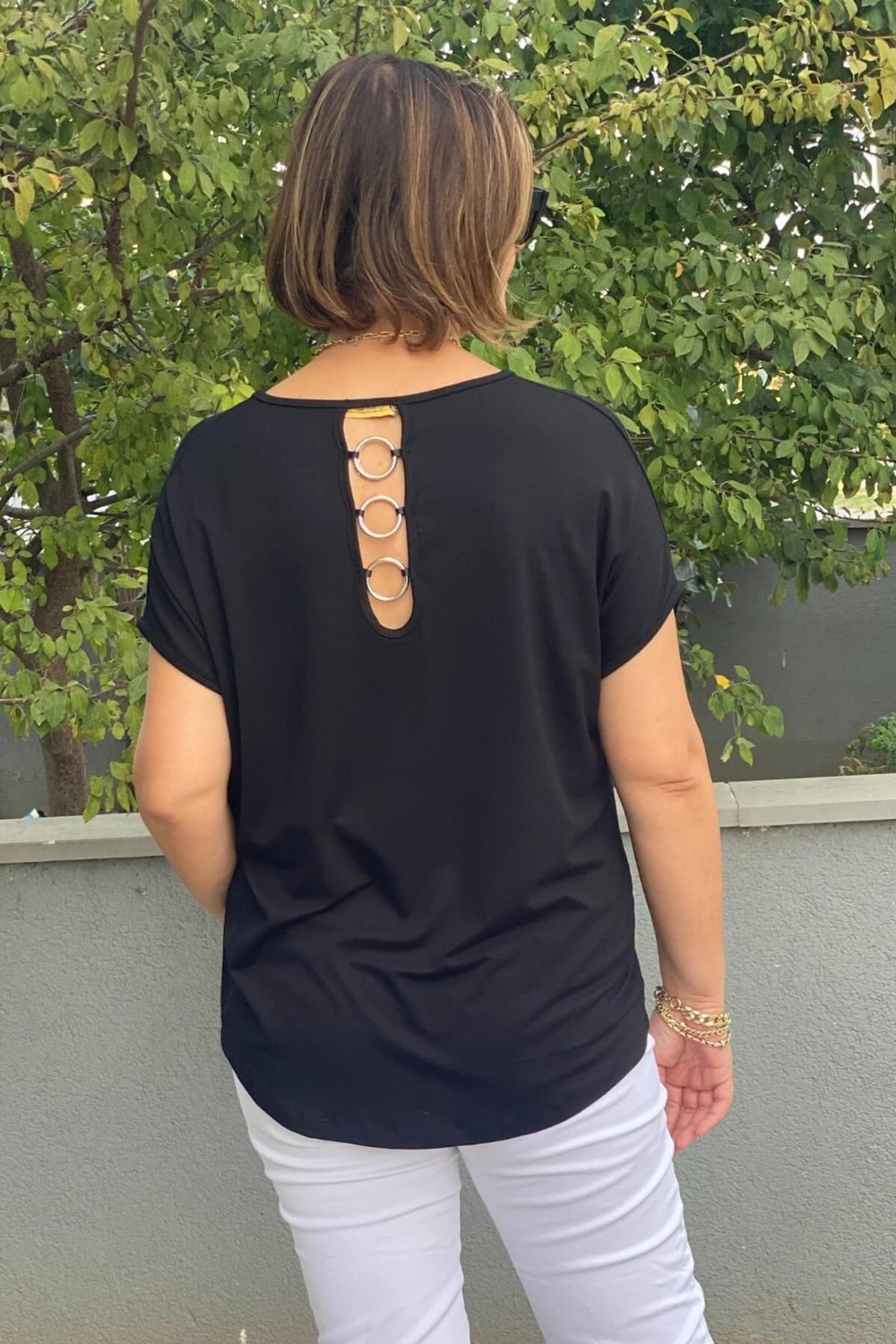 Mia Butik Büyük Beden Yeşil Minnoş Bluz görsel 8
