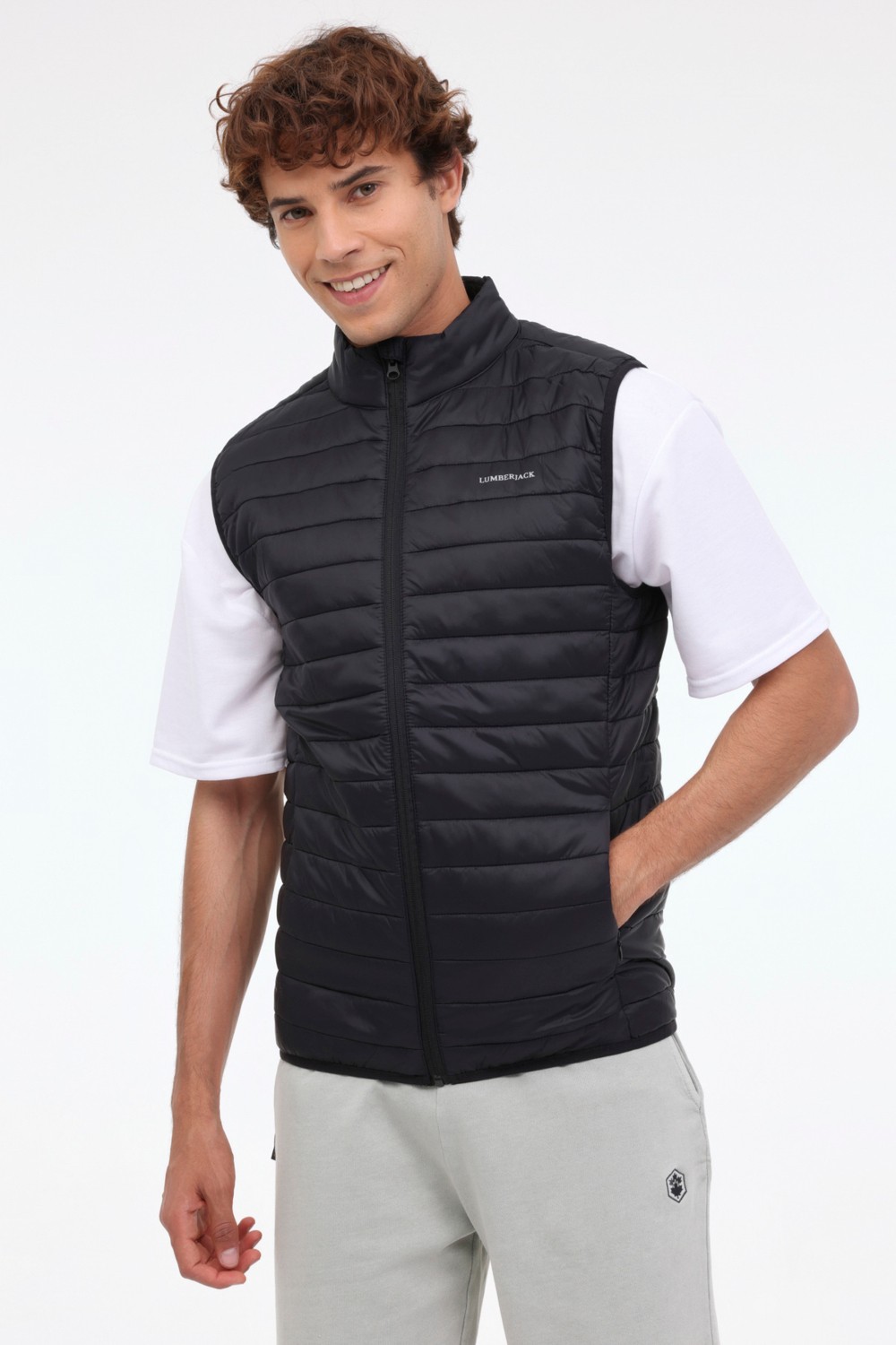 Lumberjack A10168809608010 4M Ml Starvest 4Ow1001 Siyah Erkek Yelek