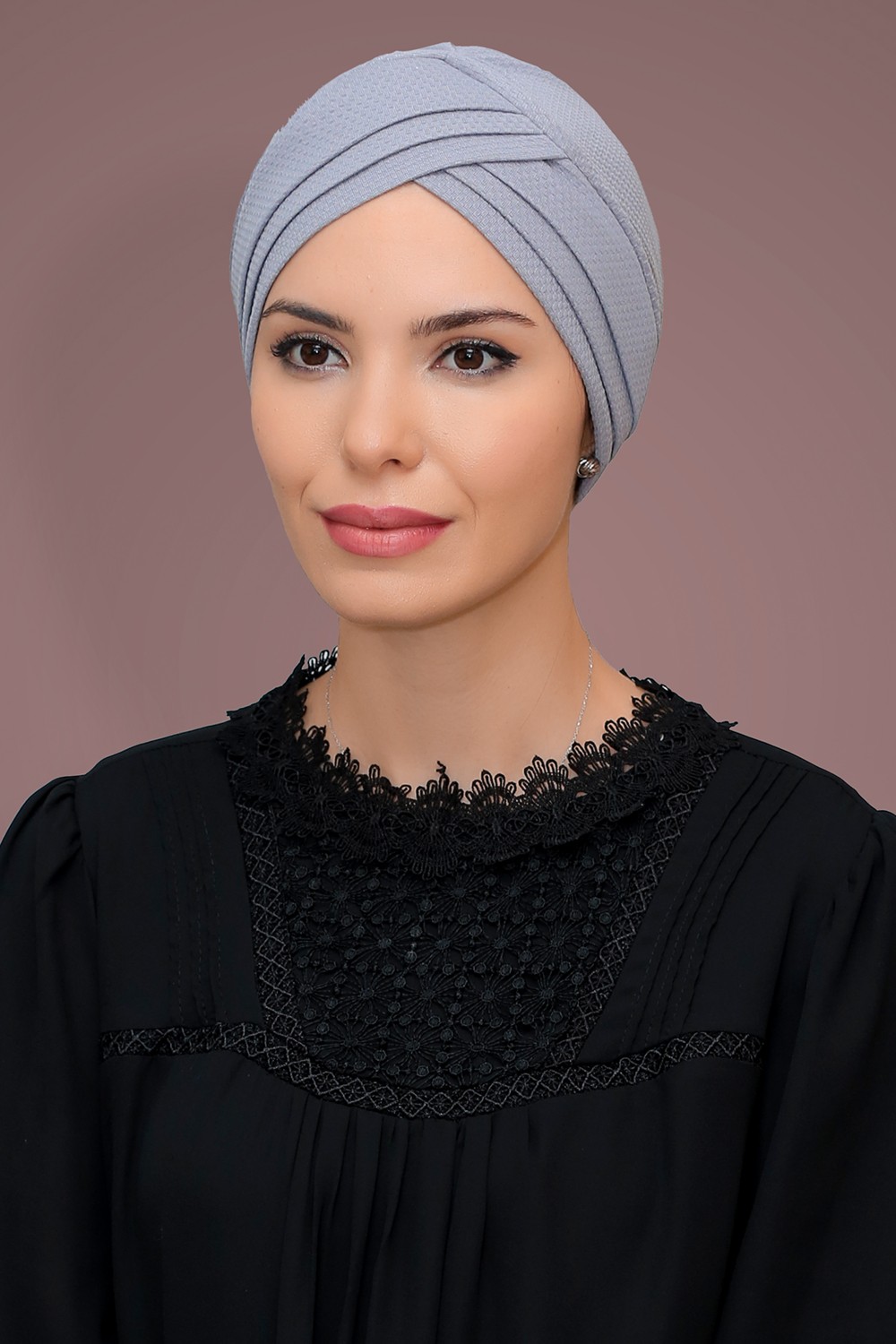 Hürrem Bone Haki Pratik Hazır Geçmeli Tesettür Bone Petekli Mevsimlik Üç Çapraz Sade 1863_09 görsel 2