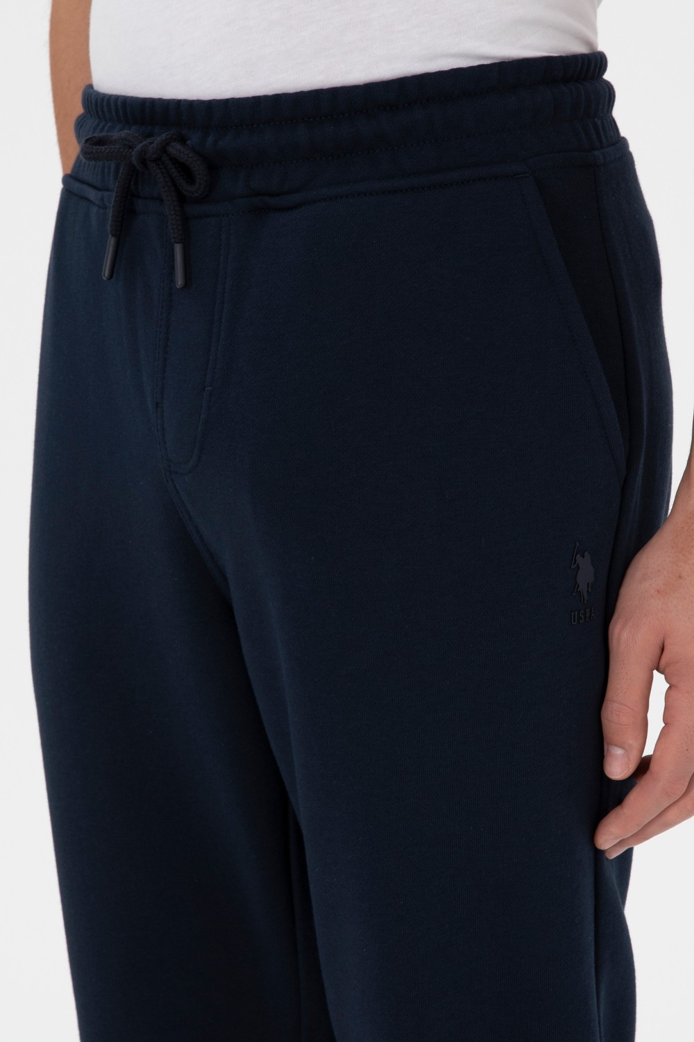 U.S. Polo Assn. Erkek Siyah Eşofman Altı 50299452-VR046 görsel 5