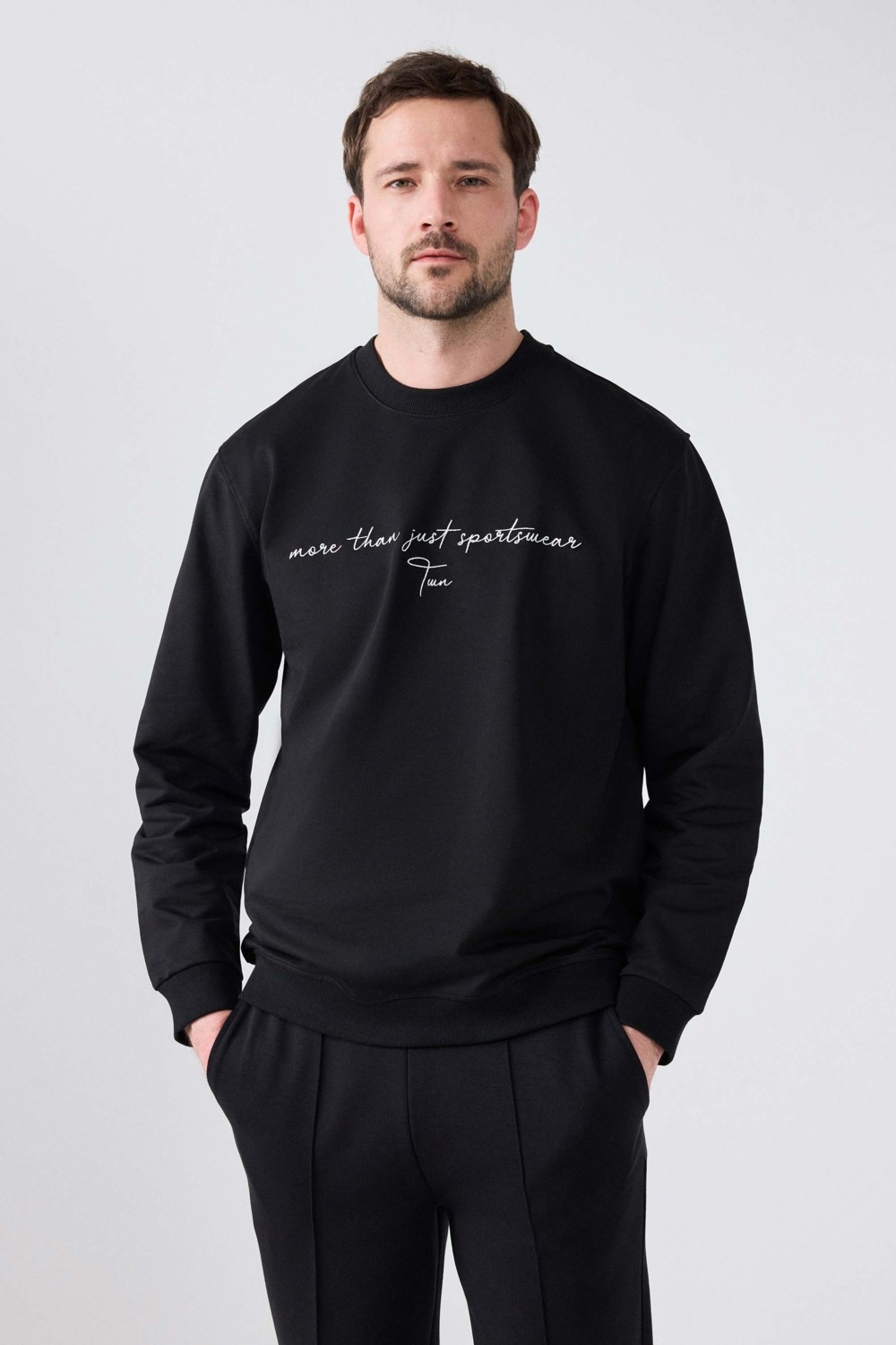 TWN Relaxed Fit Ekru Nakışlı Sweatshirt 2ECE25ORT0694