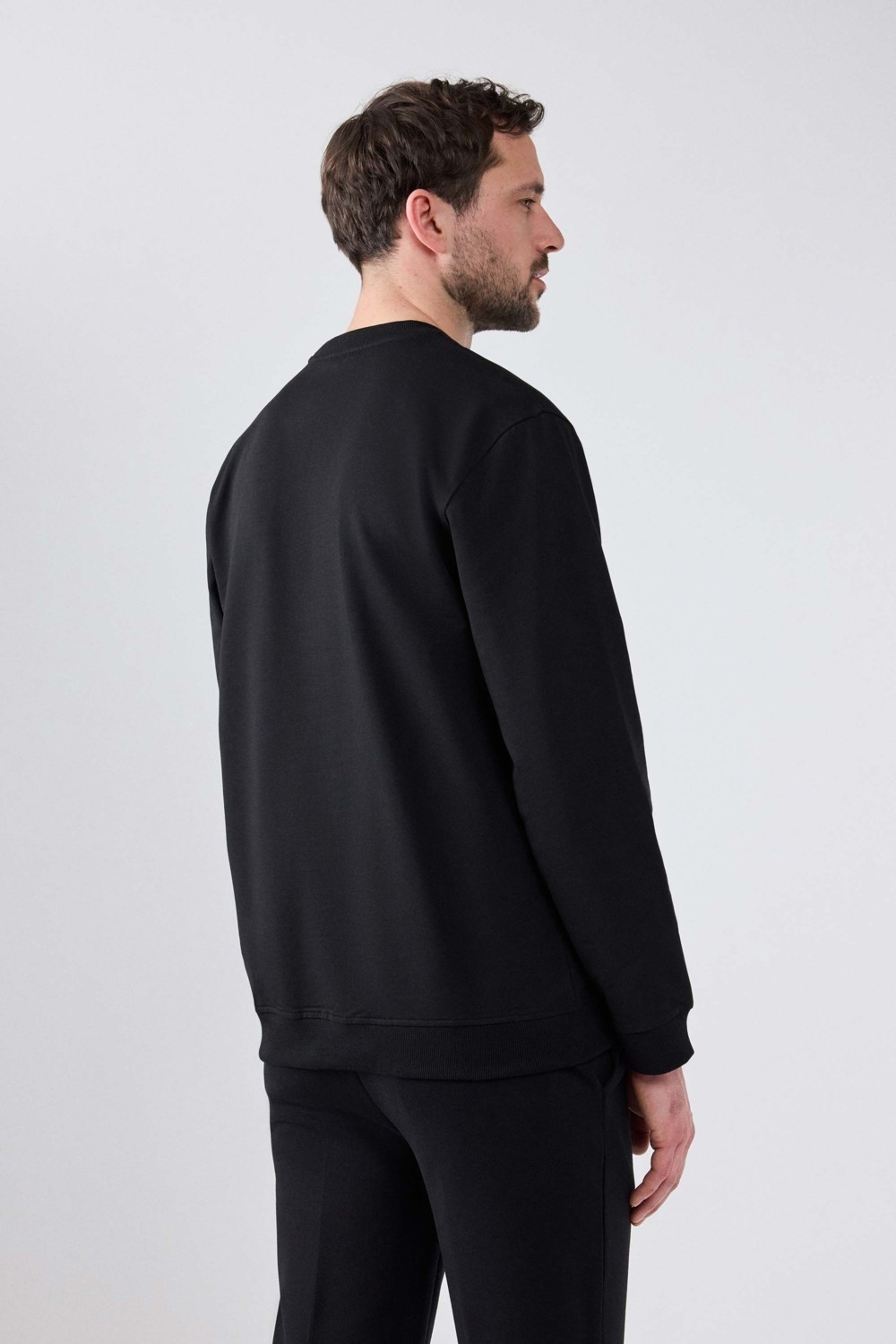 TWN Relaxed Fit Ekru Nakışlı Sweatshirt 2ECE25ORT0694 görsel 4