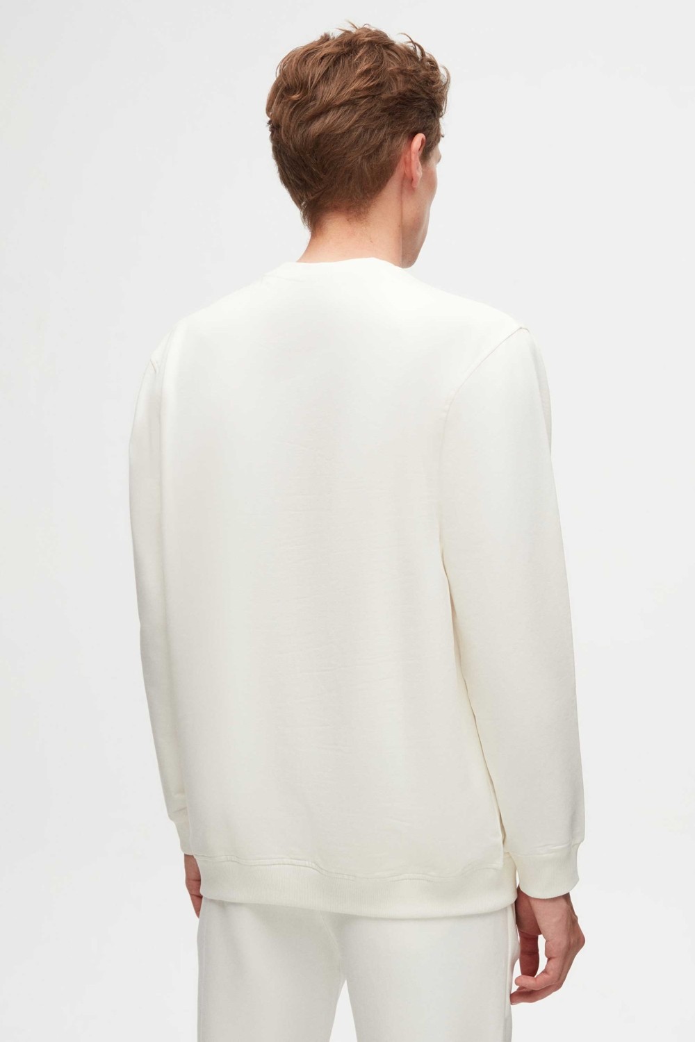 TWN Relaxed Fit Ekru Baskılı Sweatshirt 2ECE25ORT2791 görsel 4