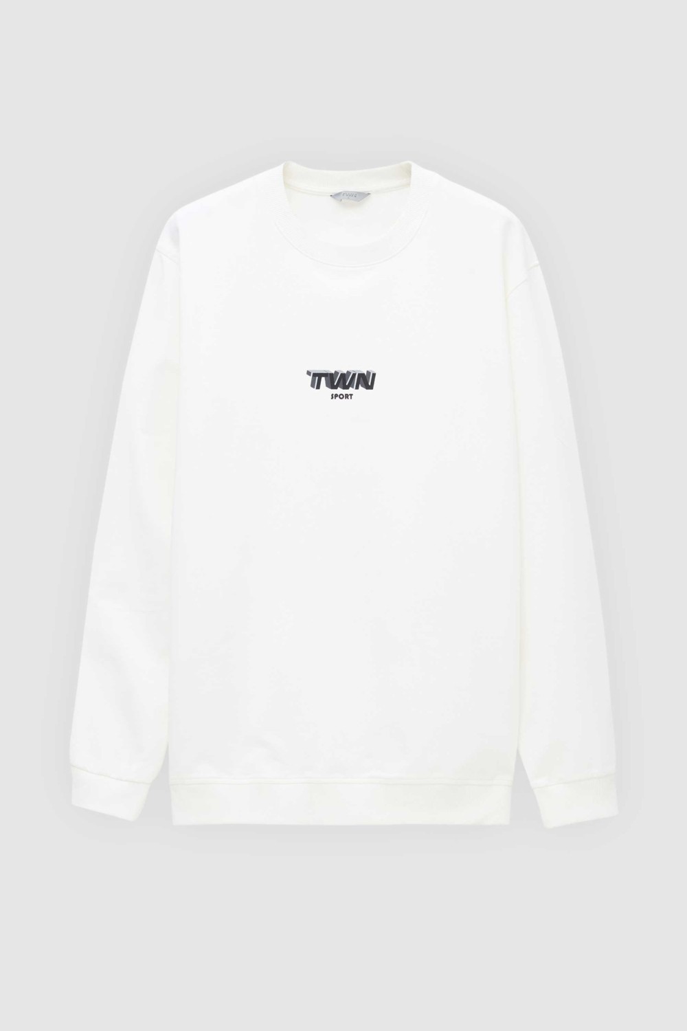 TWN Relaxed Fit Ekru Baskılı Sweatshirt 2ECE25ORT2791 görsel 5