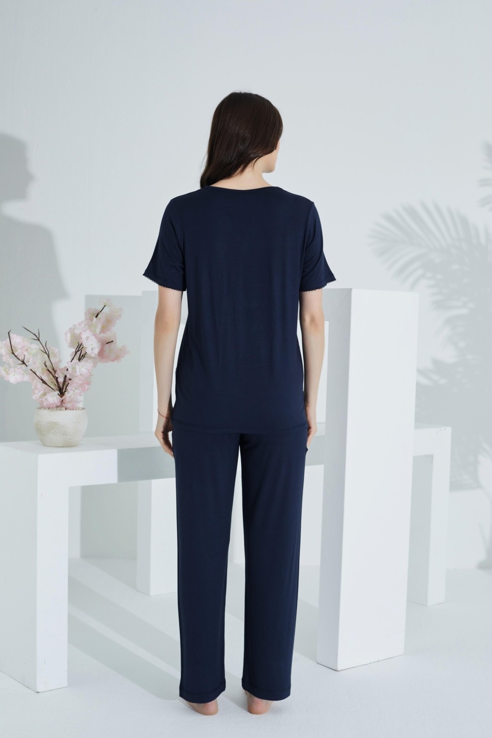 Etoile Bambu Hamile Lohusa Pijama Takım 30221-30225 görsel 4
