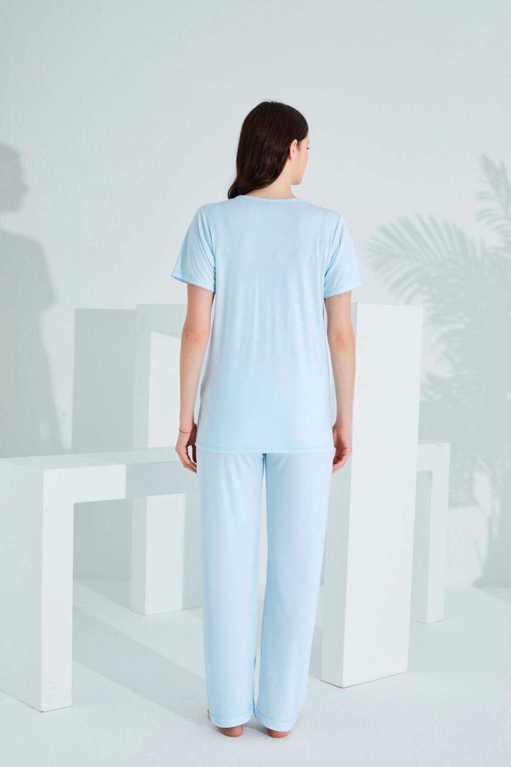 Etoile Bambu Hamile Lohusa Pijama Takım 30221-30225 görsel 8