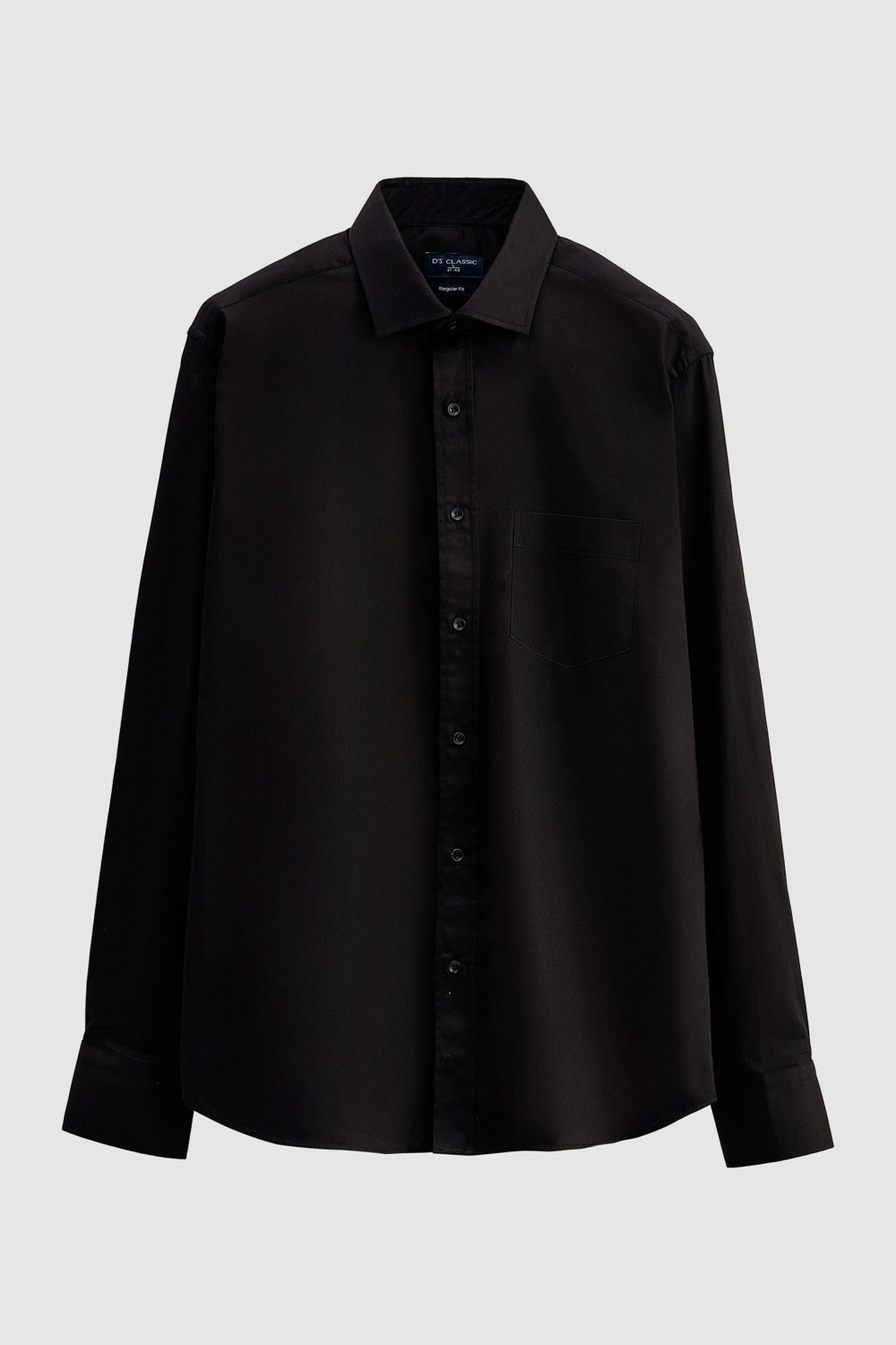 D'S Damat Ds Damat Regular Fit Beyaz Düz Gömlek 4HE02DY05289M