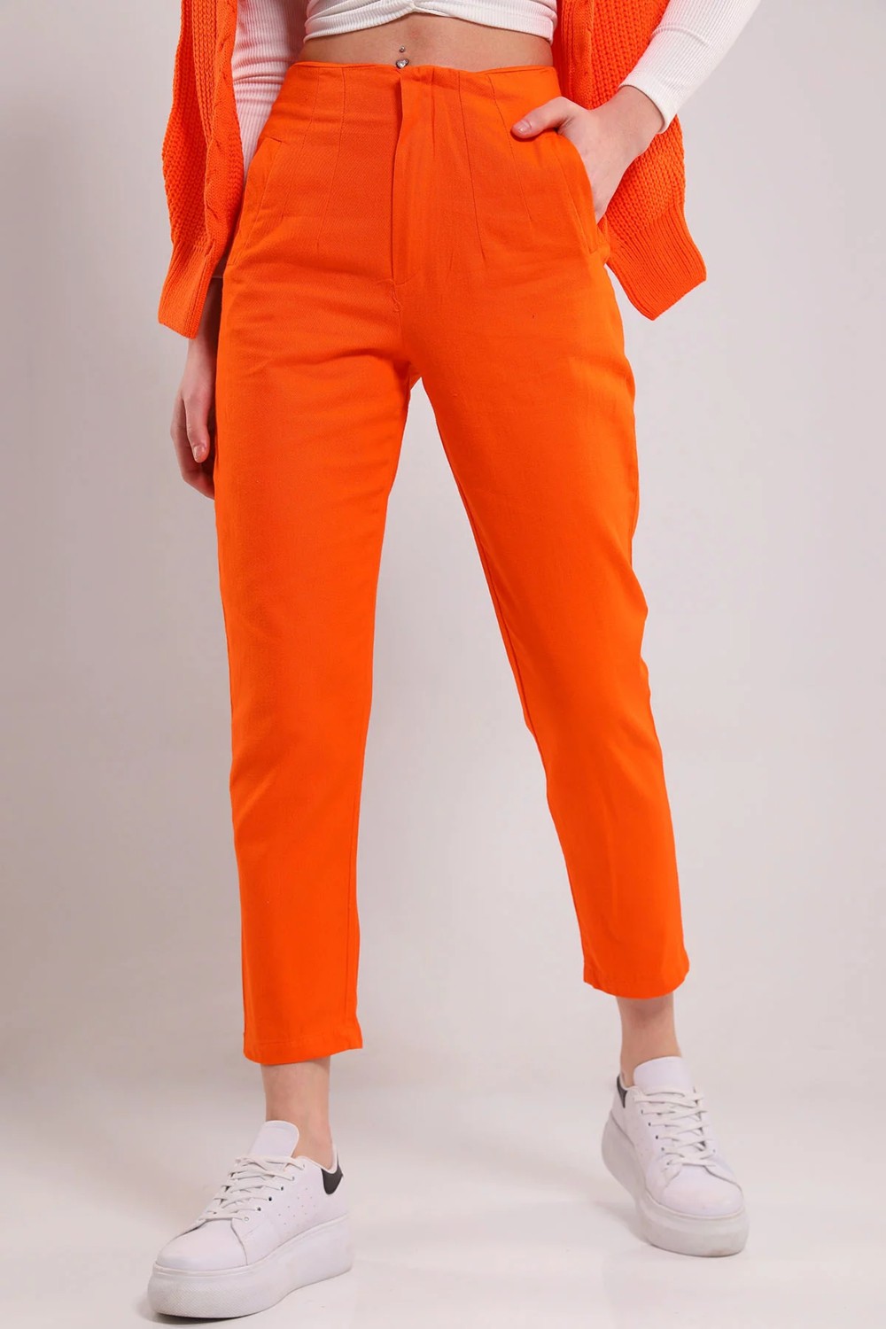 Gülseli Kadın Boru Paça Pantolon P-00001659