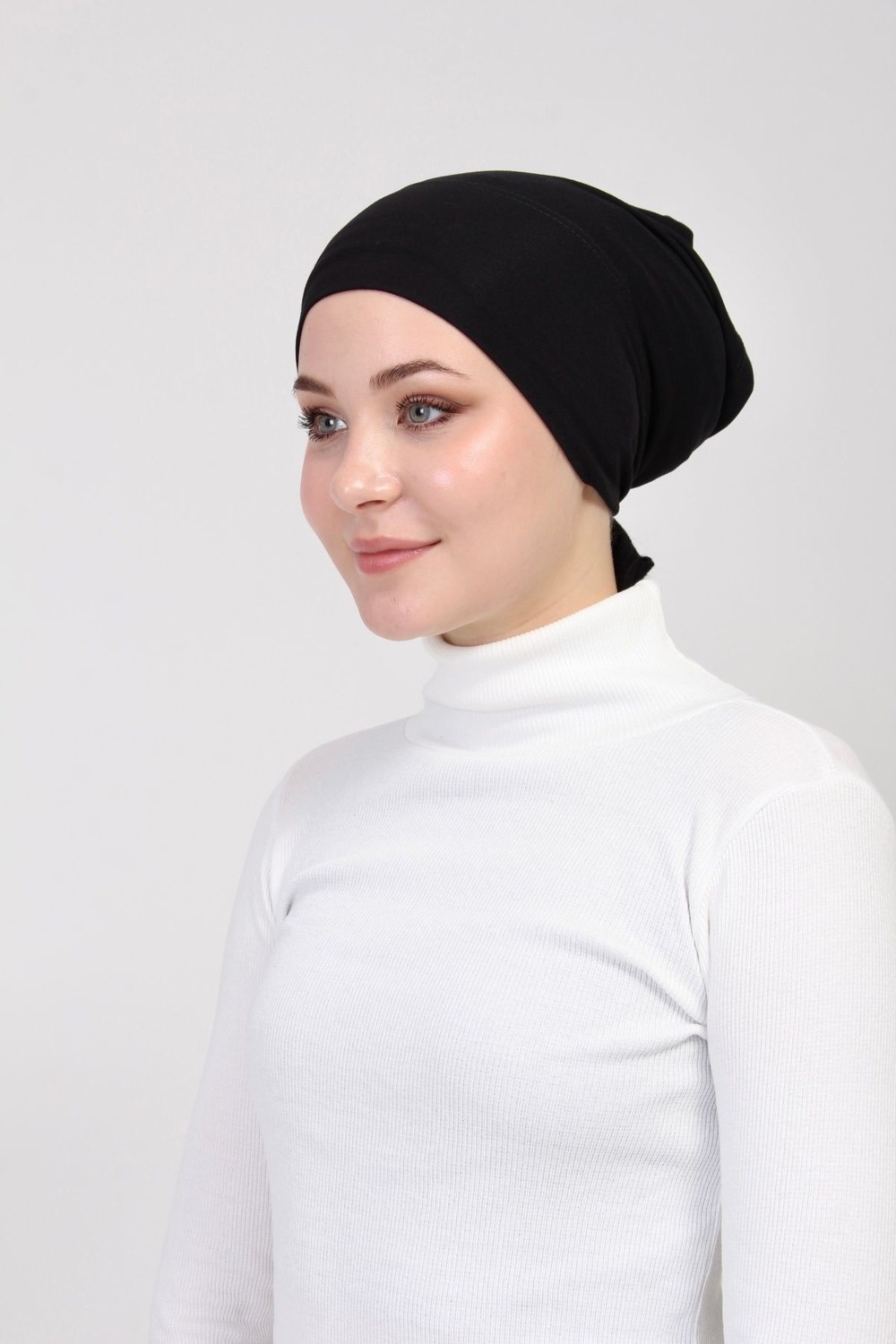 Manolyaşal İslamic Hijab Pratik Tesettür Boru Bone görsel 3