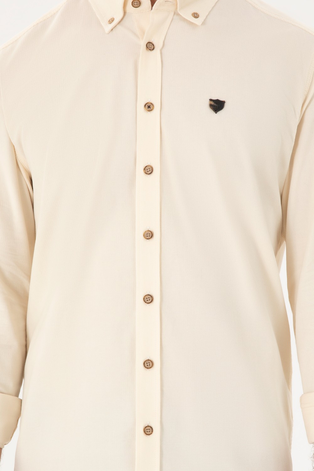 U.S. Polo Assn. Erkek Açık Haki Gömlek Desenli 50291395-VR183 görsel 6