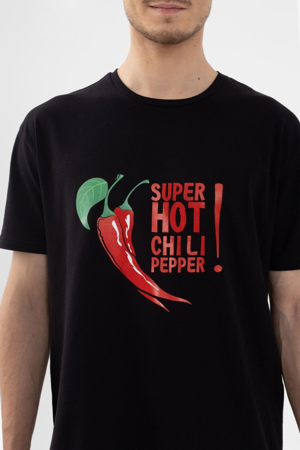 Koza İç Giyim Erkek Pamuklu Kısa Kollu Chilli Baskılı Cep Detaylı Pijama Takımı görsel 2