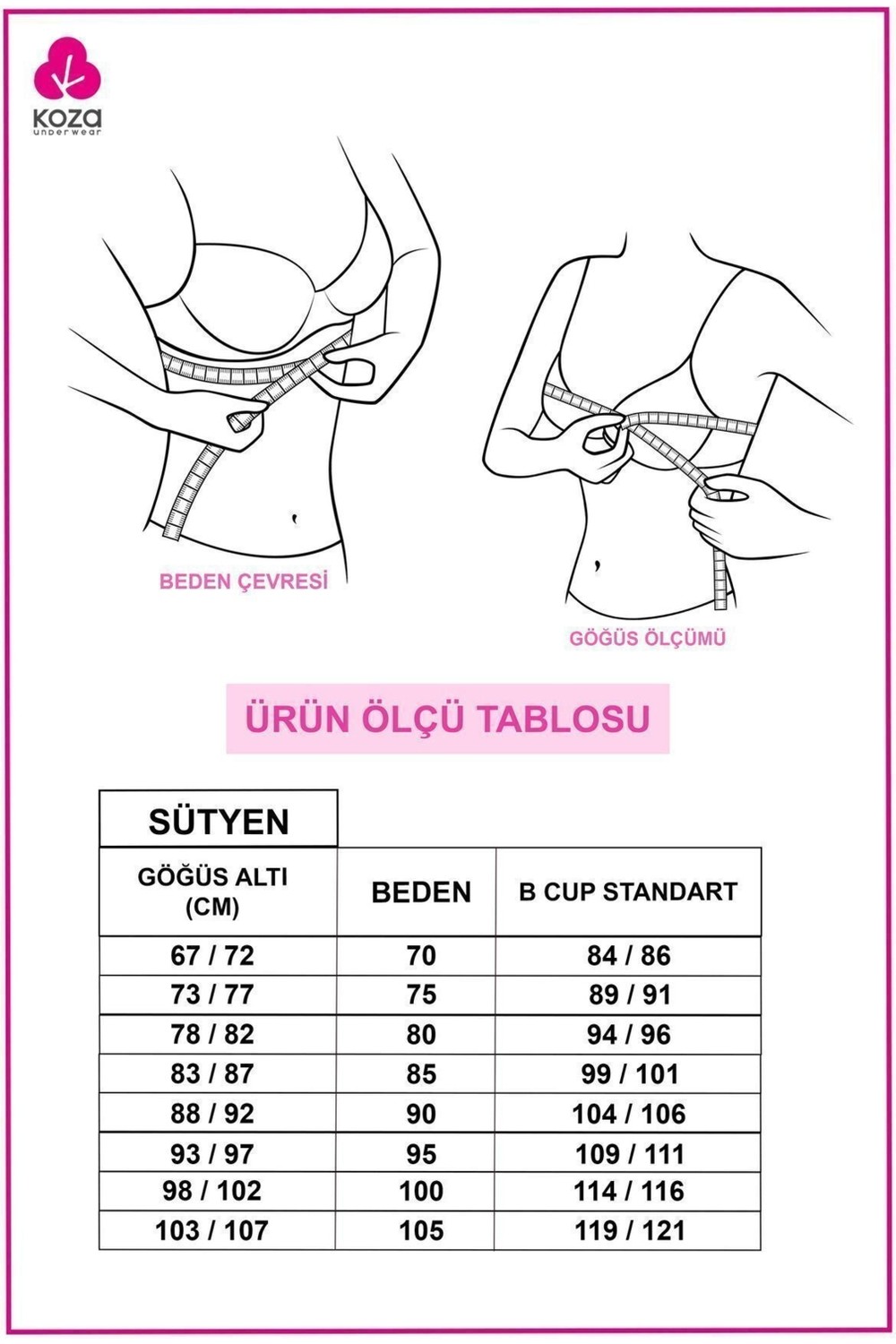 Koza İç Giyim Kadın Dolgusuz Dantelli Straplez Sütyen görsel 4