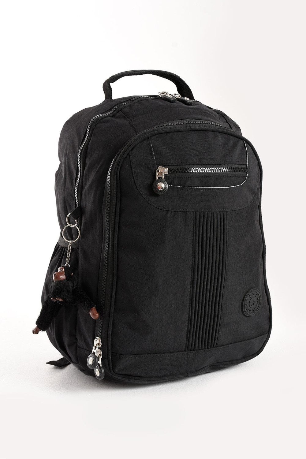 571 Collections Çanta Ultra Hafif Orta Boy Sırt Çantası Çok Cepli Siyah (Model: 571-3P) görsel 4