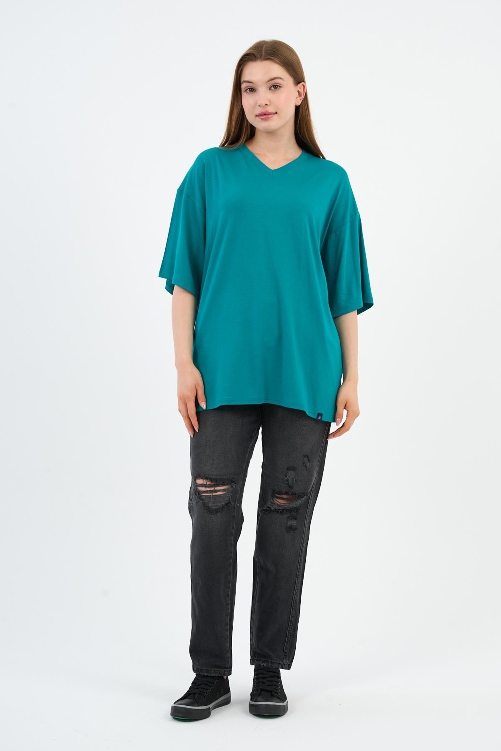 Alexander Gardi V Yaka Oversize T-shirt