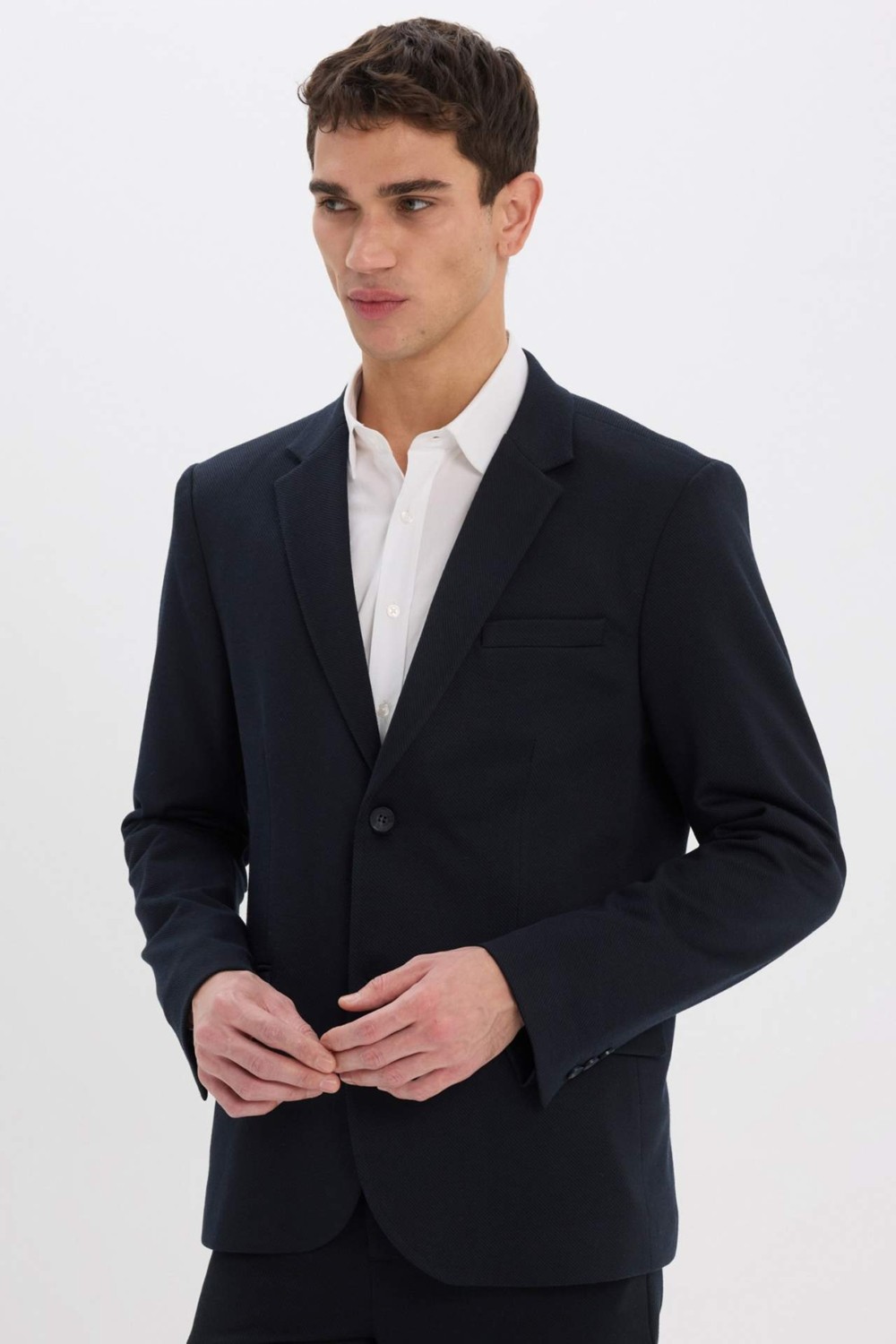 DeFacto Modern Fit Astarlı Düğmeli Blazer Ceket C5990AX25SP