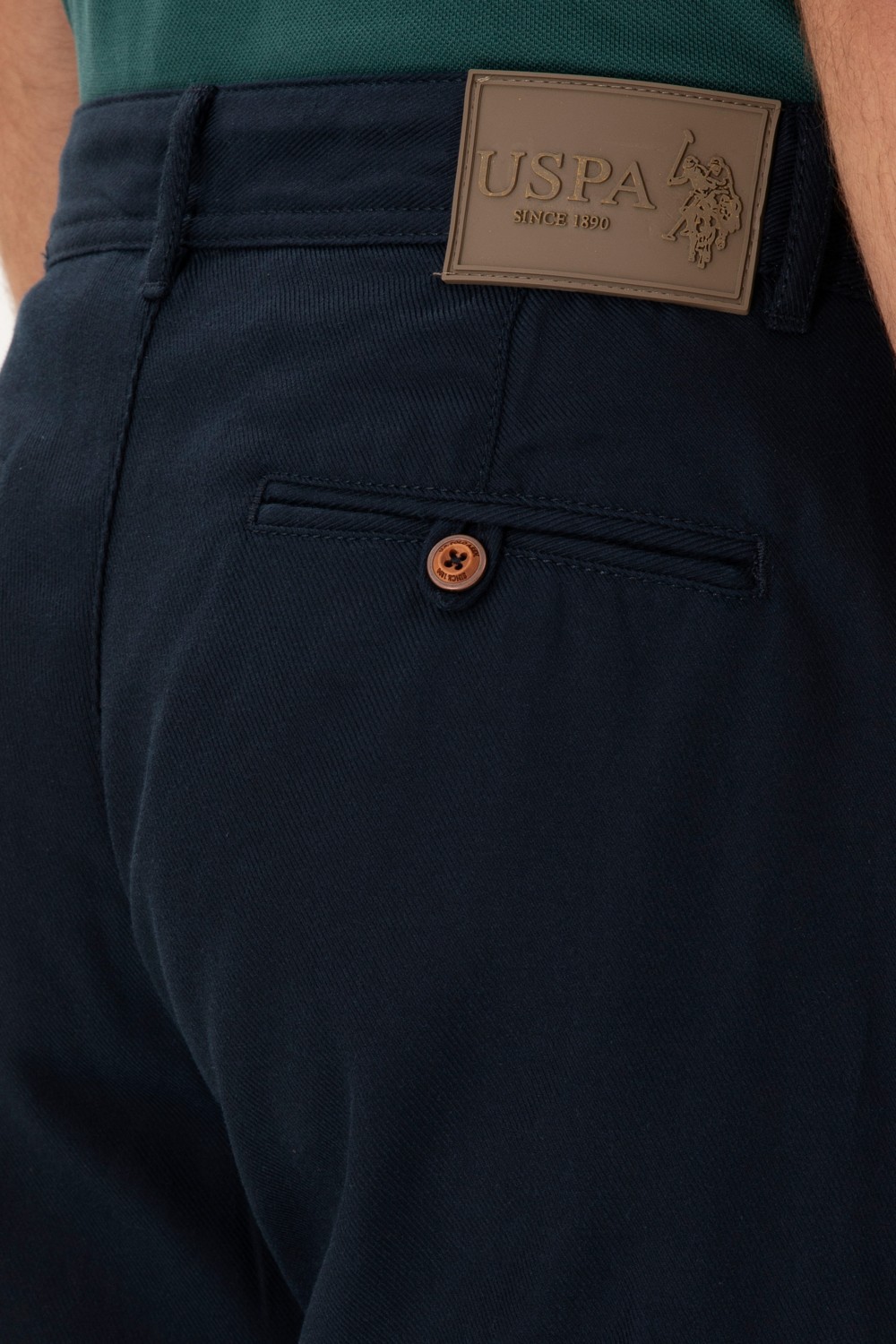 U.S. Polo Assn. Erkek Jogger Fit Lacivert Kanvas Pantolon 50291175-VR033 görsel 6