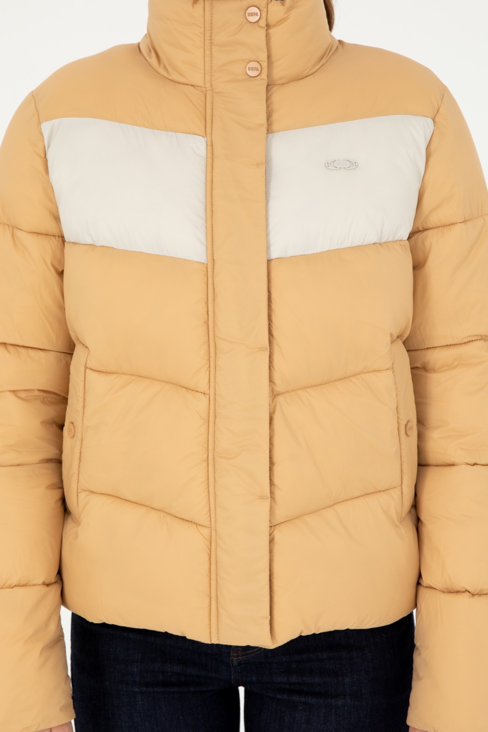 U.S. Polo Assn. Kadın Camel Mont 50292674-VR015 görsel 6