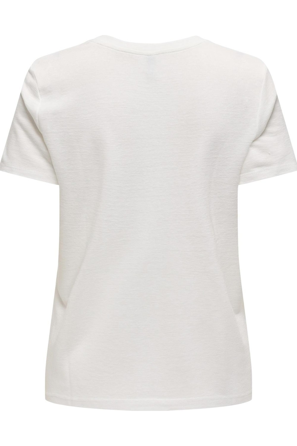 Dilvin Onlnew Belle S/s Love V-Neck Top Box Jrs P.beyaz görsel 3