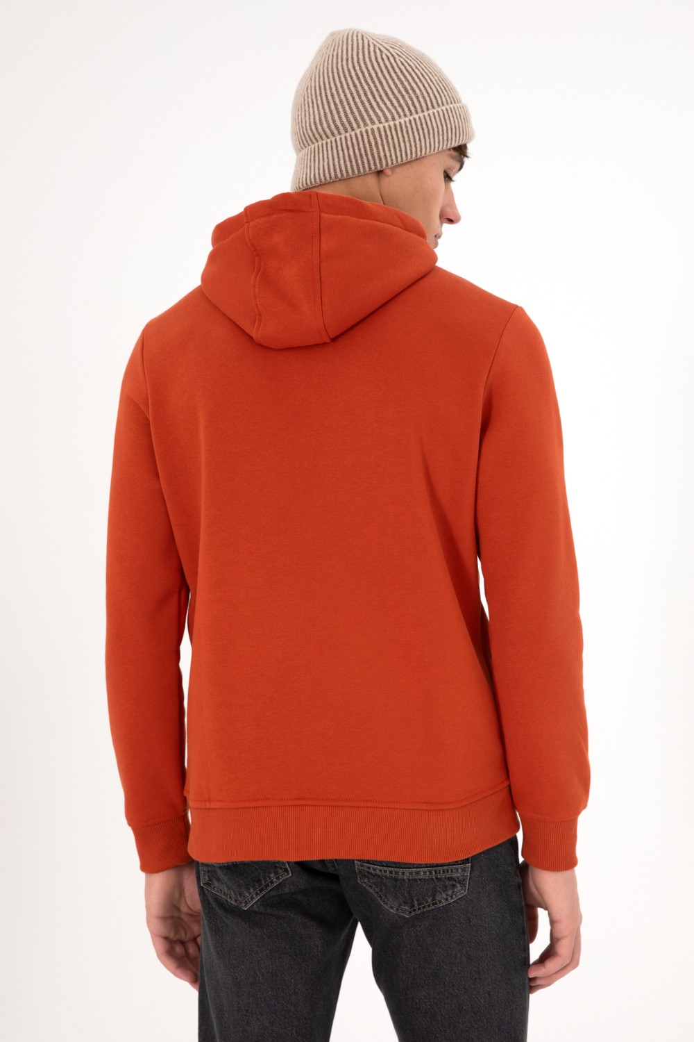 U.S. Polo Assn. Erkek Kapüşonlu Fıstık Yeşili Basic Şardonlu Sweatshirt 50295176-VR087 görsel 6