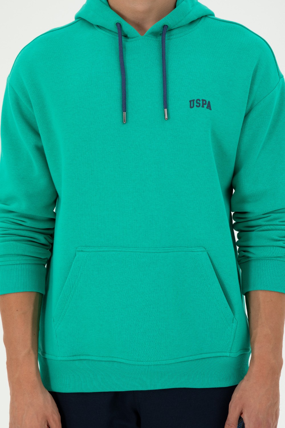 U.S. Polo Assn. Erkek Krem Basic Sweatshirt 50295149-VR071 görsel 6