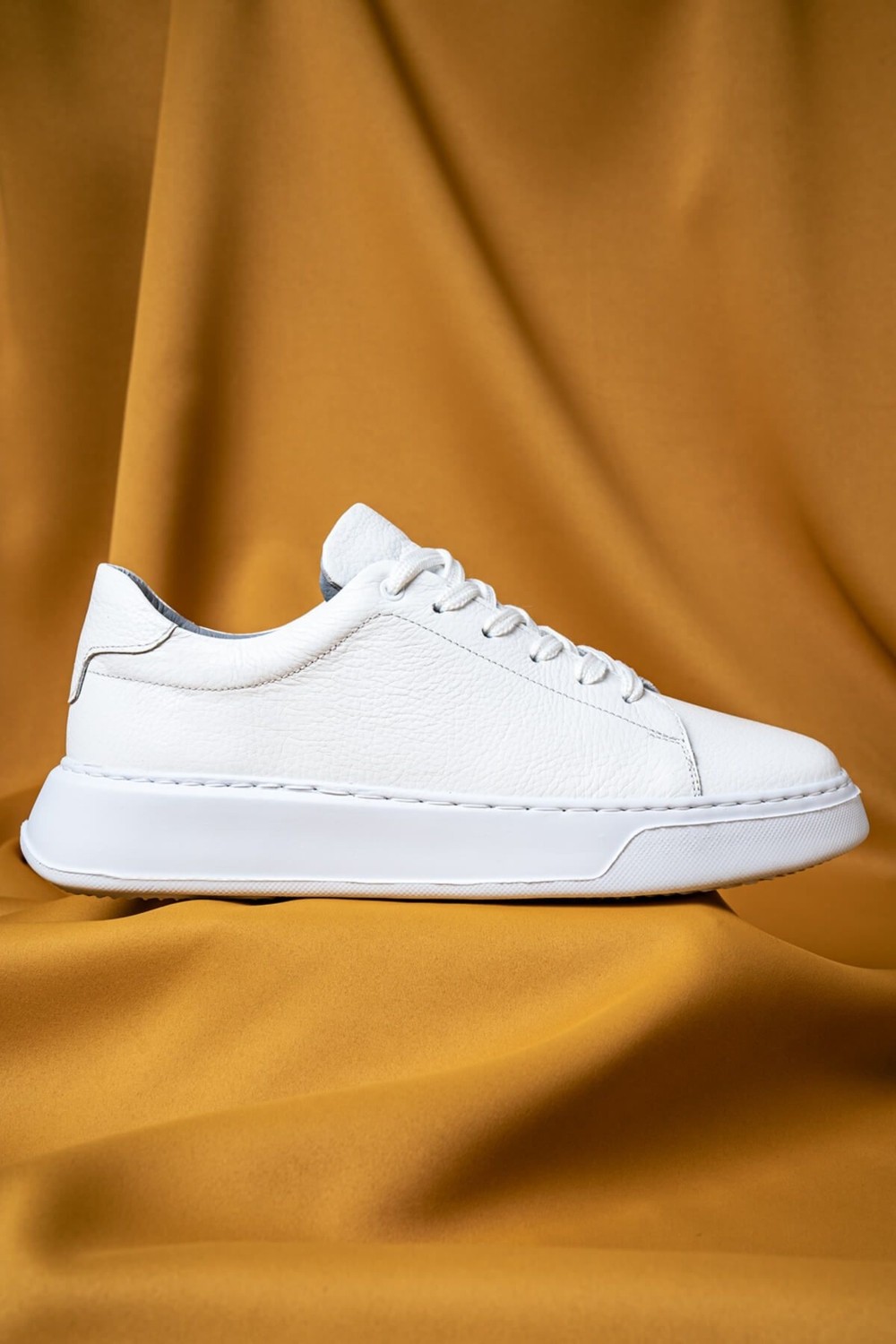 Hatemoğlu Siyah Casual Bağcıklı Deri Sneakers görsel 4