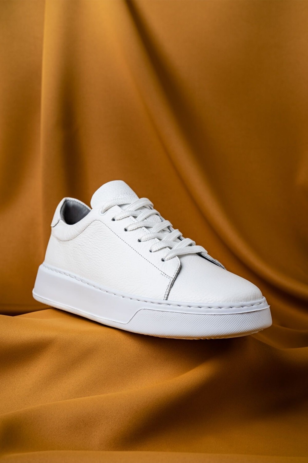 Hatemoğlu Siyah Casual Bağcıklı Deri Sneakers görsel 5