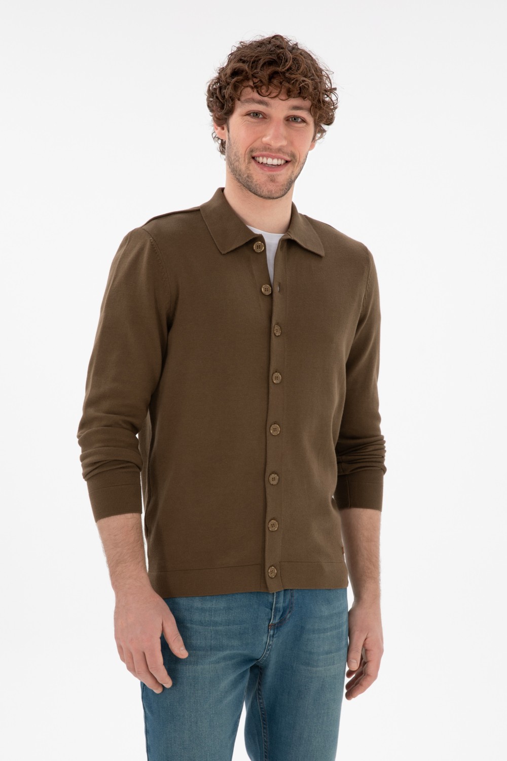 U.S. Polo Assn. Erkek Siyah Hırka (Triko) 50298272-VR046