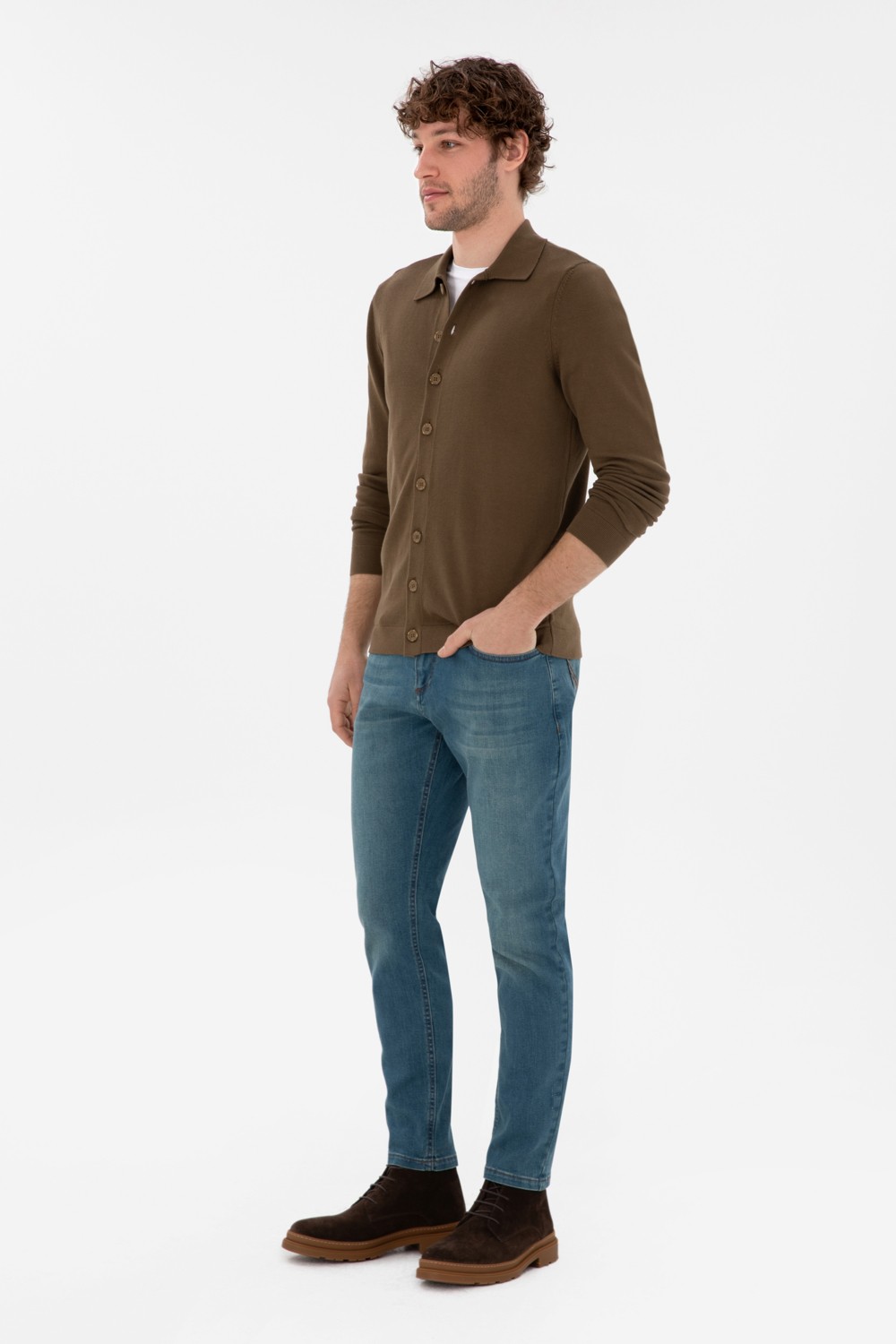 U.S. Polo Assn. Erkek Siyah Hırka (Triko) 50298272-VR046 görsel 4