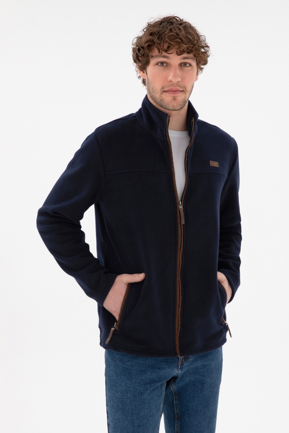 U.S. Polo Assn. Erkek Siyah Polar Örme Hırka 50290594-VR046