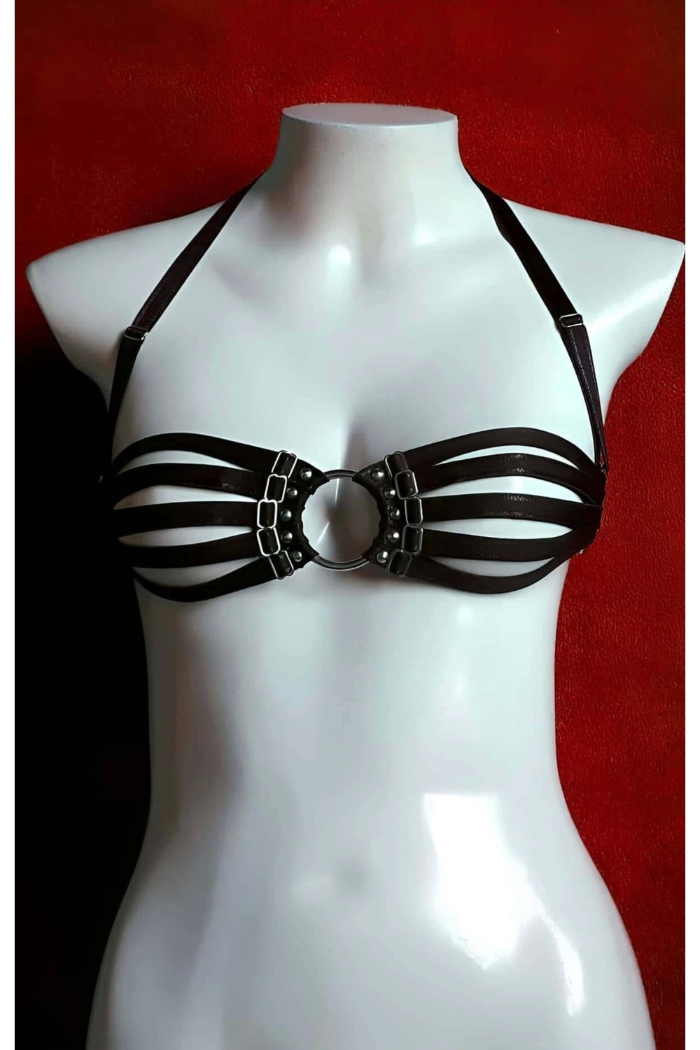 Beruflic Lastik Sütyen Harness - Bayan Sütyen Lastik Harness - Iç Giyim - BRF577 görsel 4