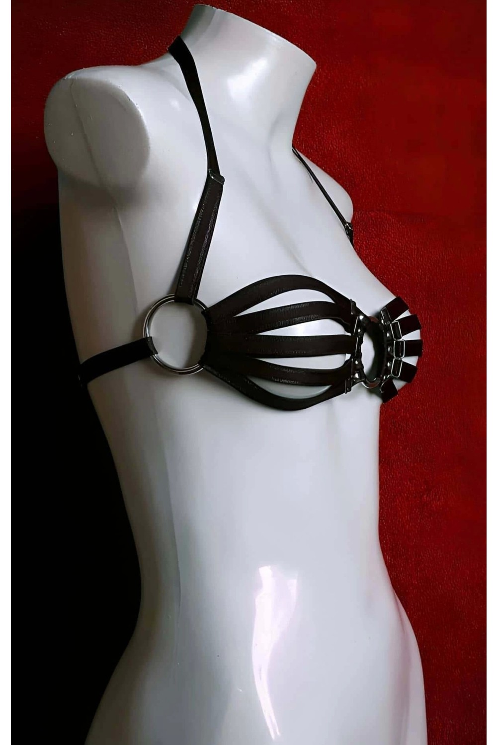 Beruflic Lastik Sütyen Harness - Bayan Sütyen Lastik Harness - Iç Giyim - BRF577 görsel 5