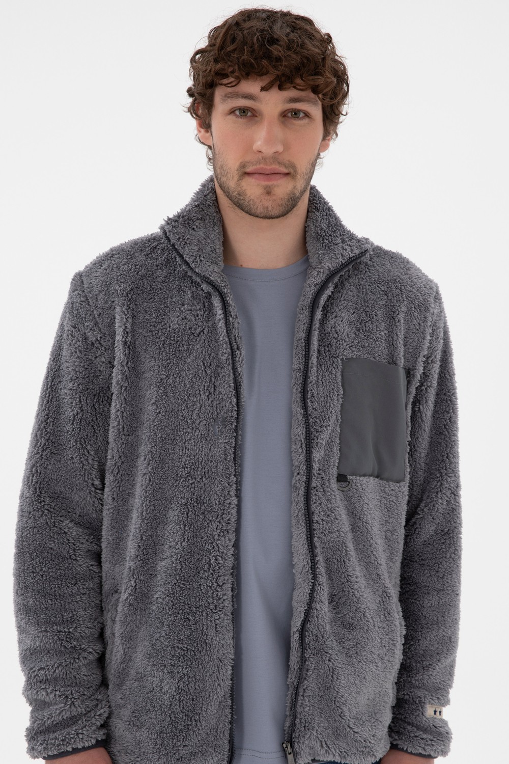U.S. Polo Assn. Erkek Açık Gri Hırka (Örme) 50295805-VR001 görsel 3