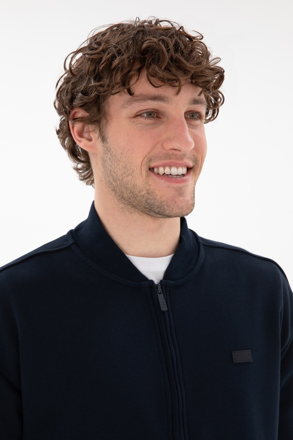 U.S. Polo Assn. Erkek Açık Haki Sweatshirt 50293380-VR183 görsel 2