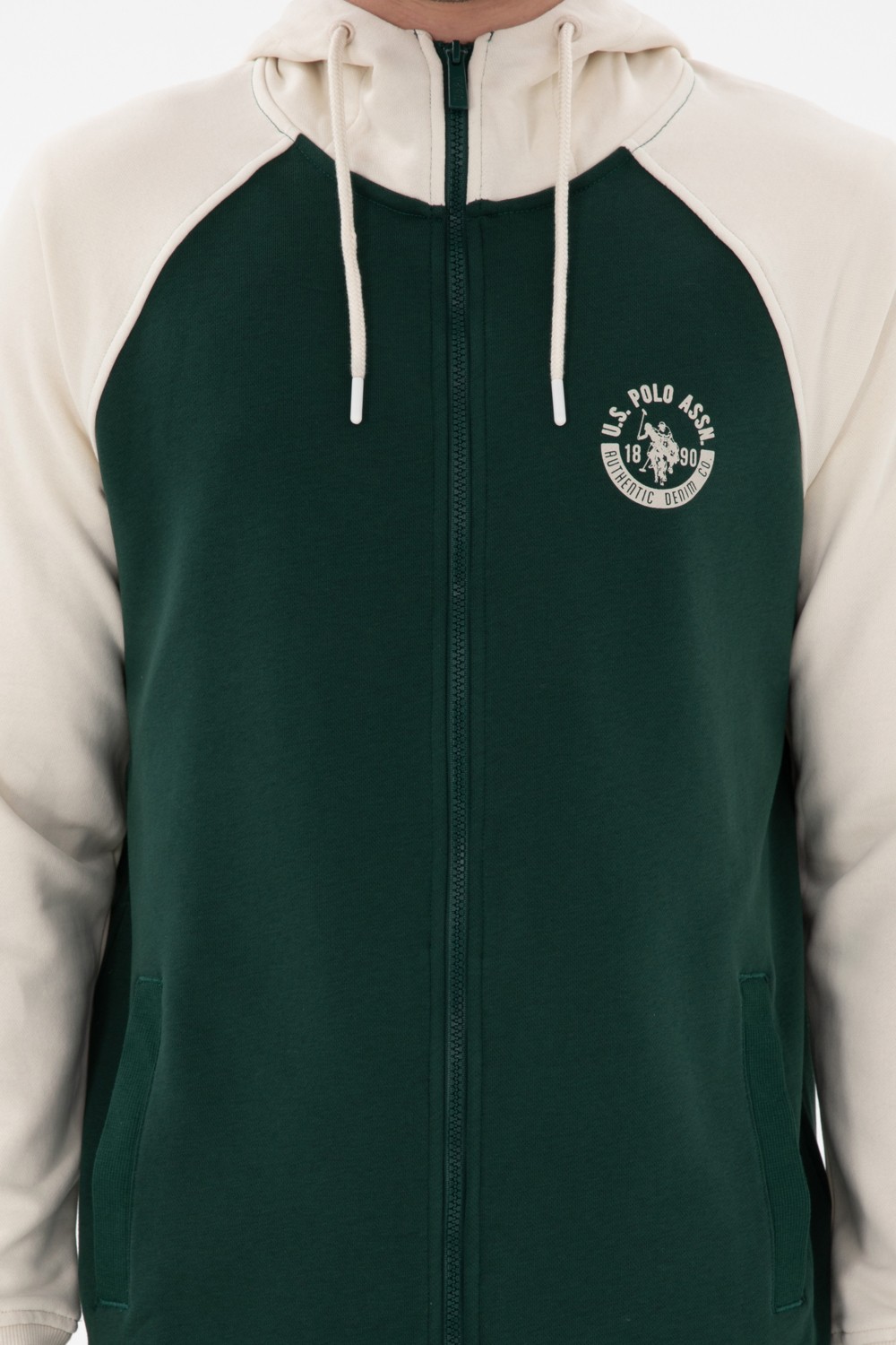 U.S. Polo Assn. Erkek Koyu Yeşil Örme Hırka 50293396-VR079 görsel 6