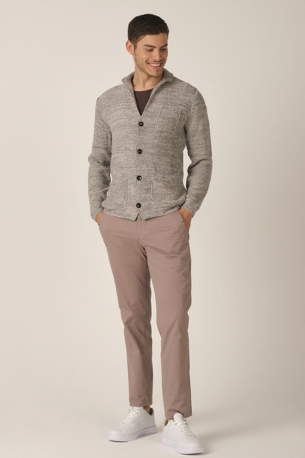 Alexander Gardi Alexandergardı Slim Fit Triko Ceket (E21-21103)