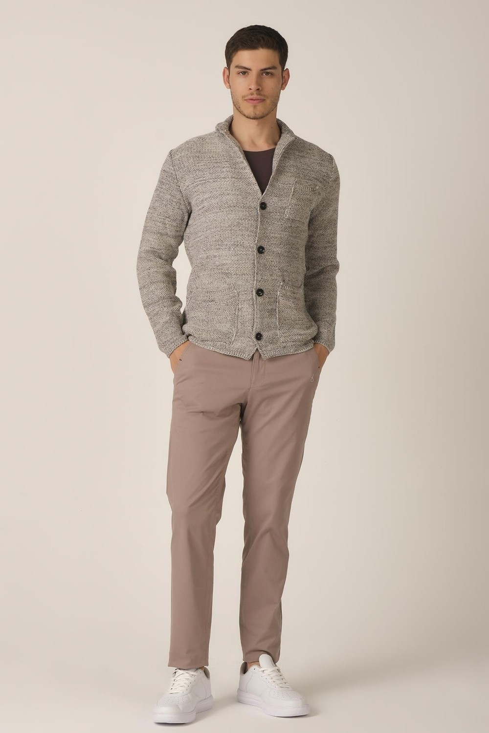 Alexander Gardi Alexandergardı Slim Fit Triko Ceket (E21-21103) görsel 2