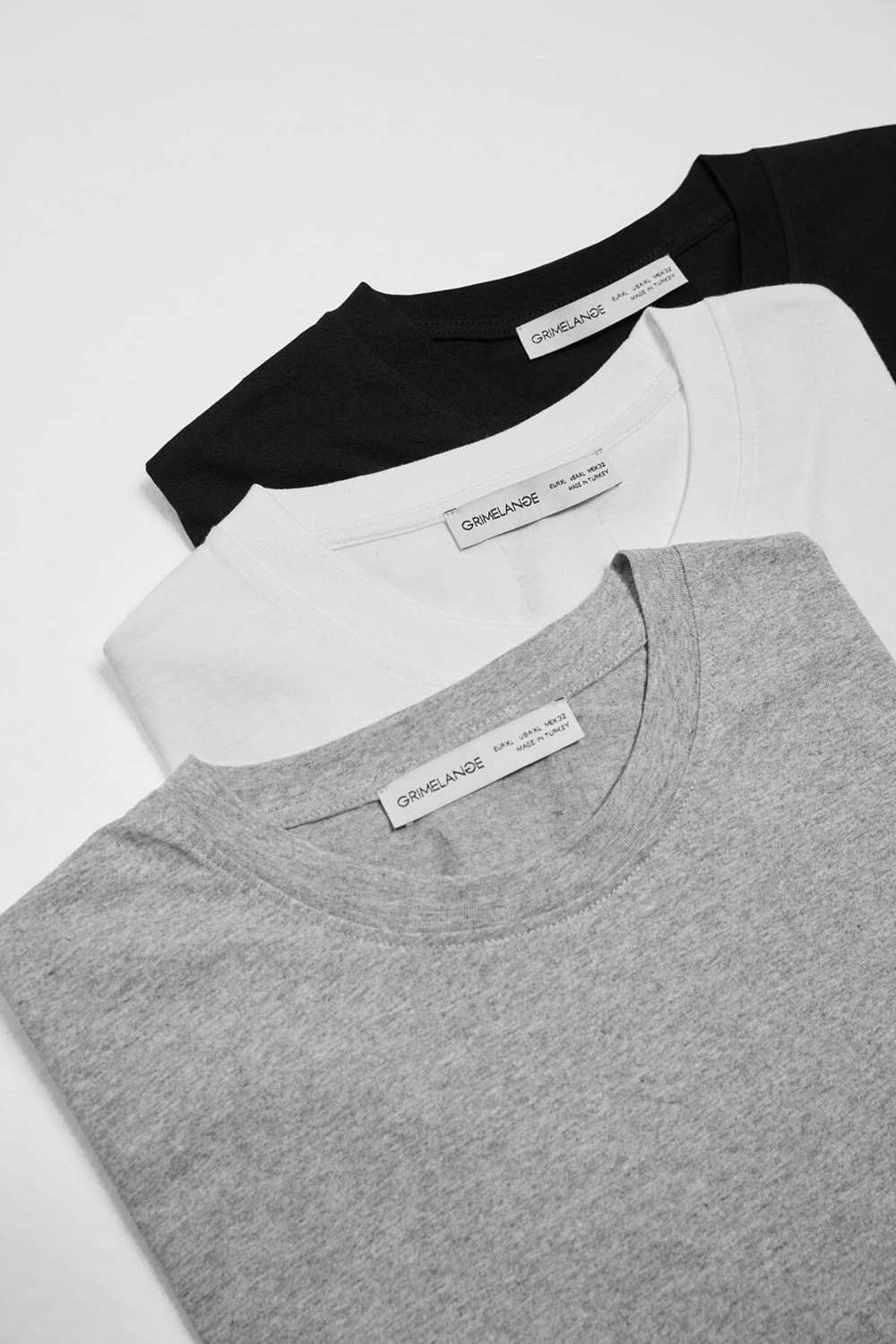 Grimelange Cultıvated Erkek 3'lü Kalın Dokulu Regular %100 Organik Pamuk Çok Renkli T-shirt görsel 2