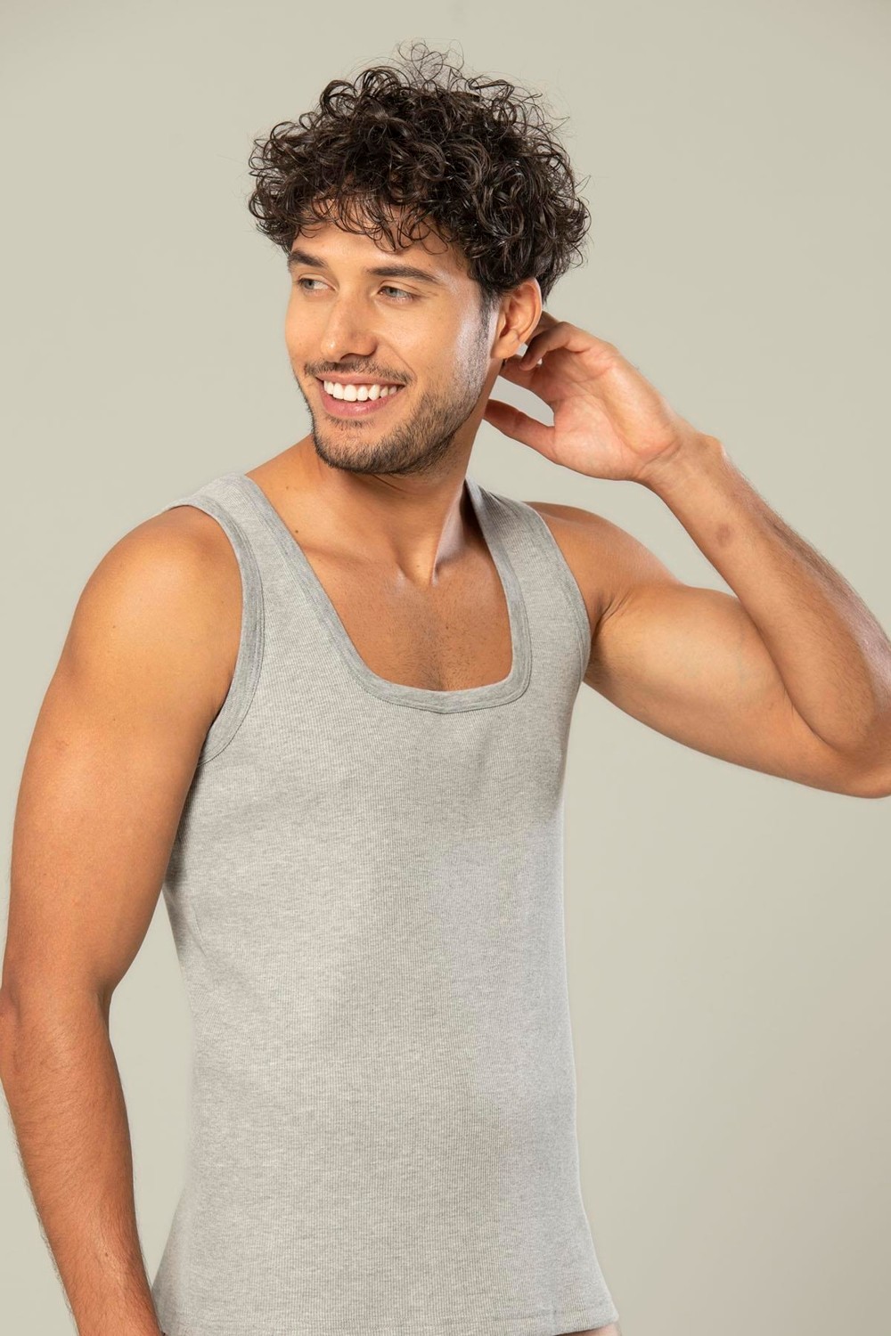 Erdem İç Giyim Erdem Gri Kaşkorse Atlet 1128 görsel 4