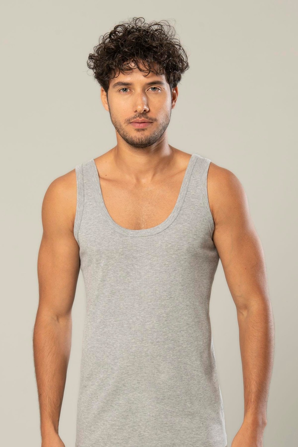 Erdem İç Giyim Erdem Gri Ribana Atlet 1110