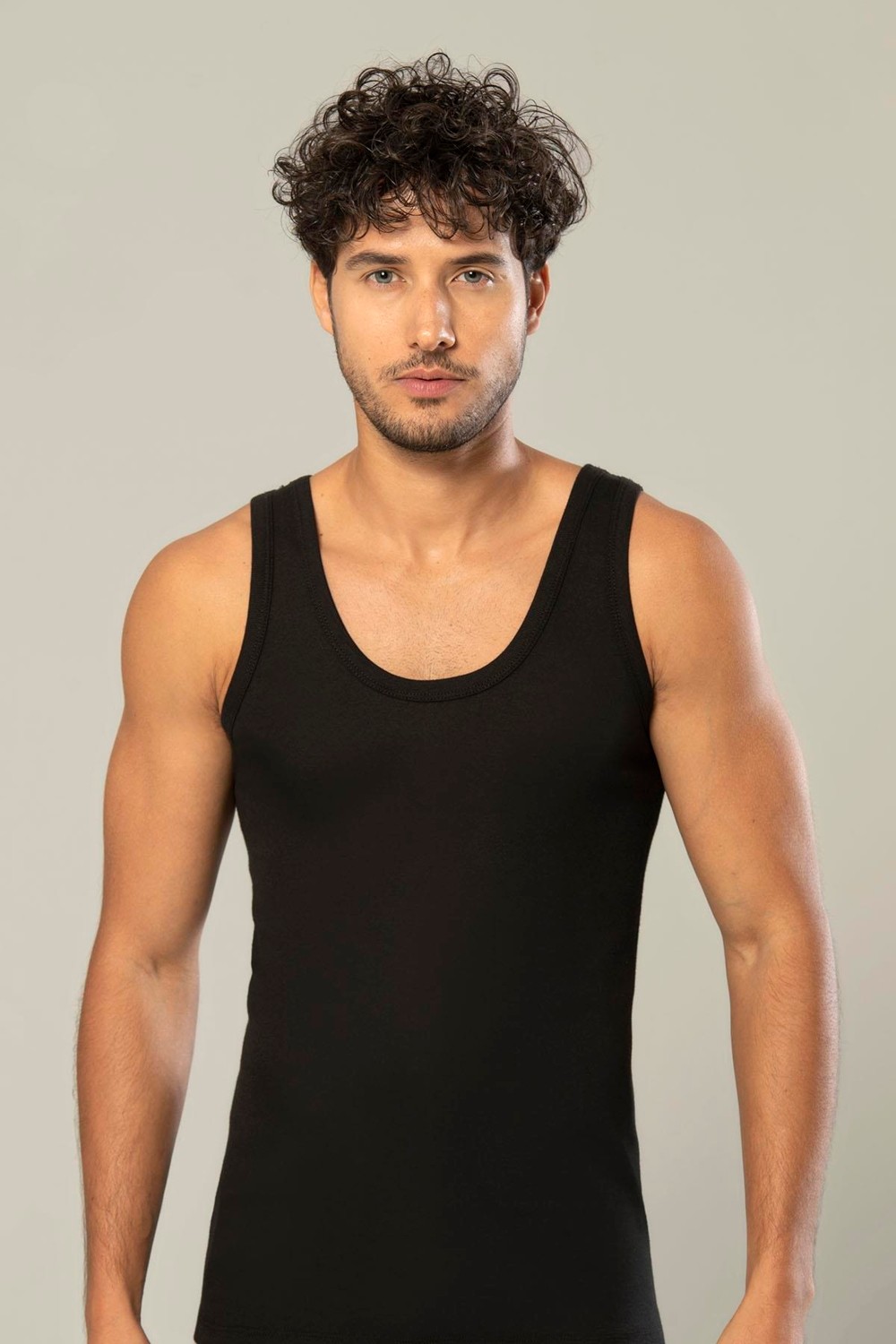 Erdem İç Giyim Erdem Siyah Gold Modal Atlet 1550