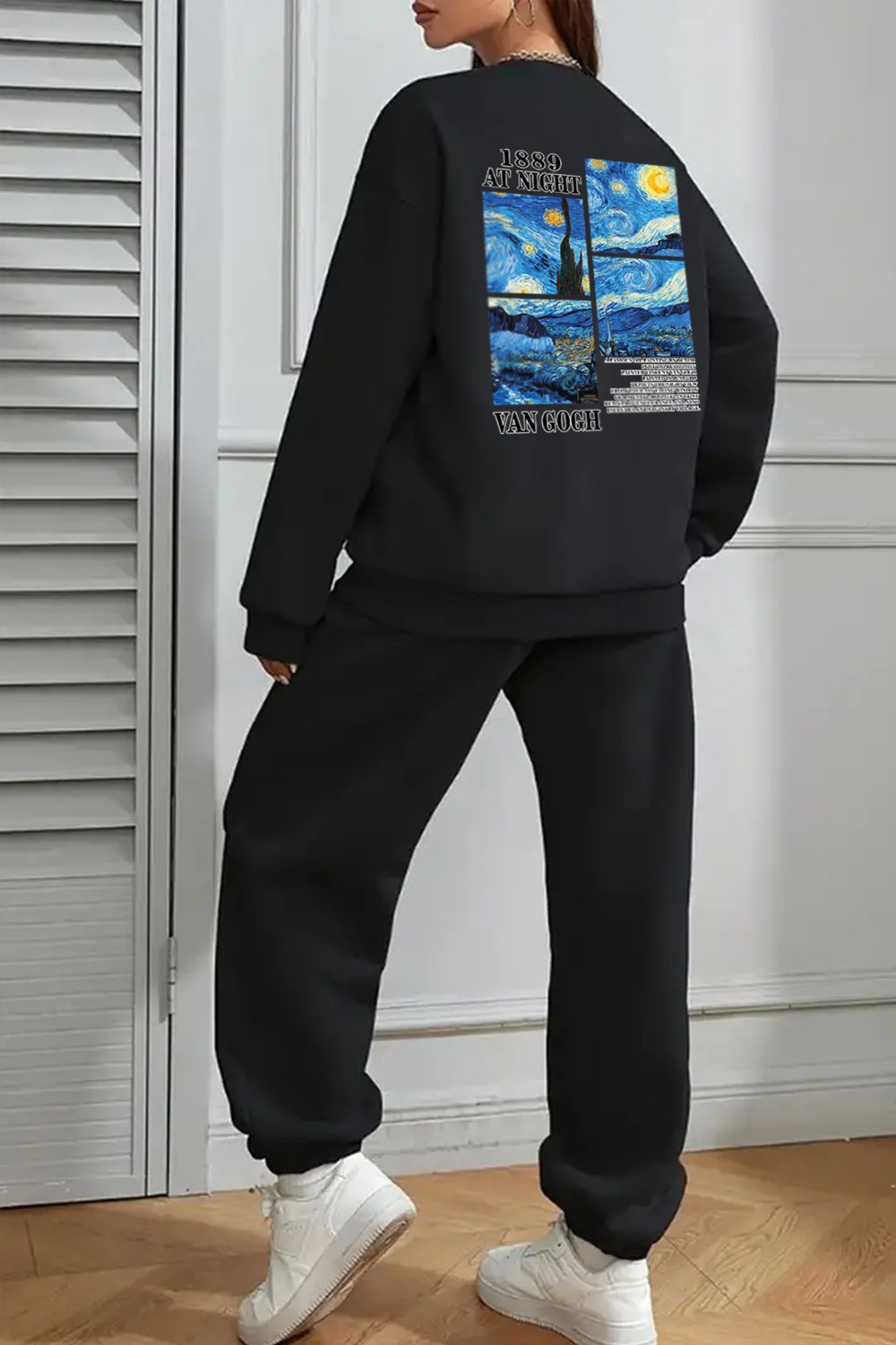 Trendypassion Van Gogh Sırt Baskılı Unisex Eşofman Takımı