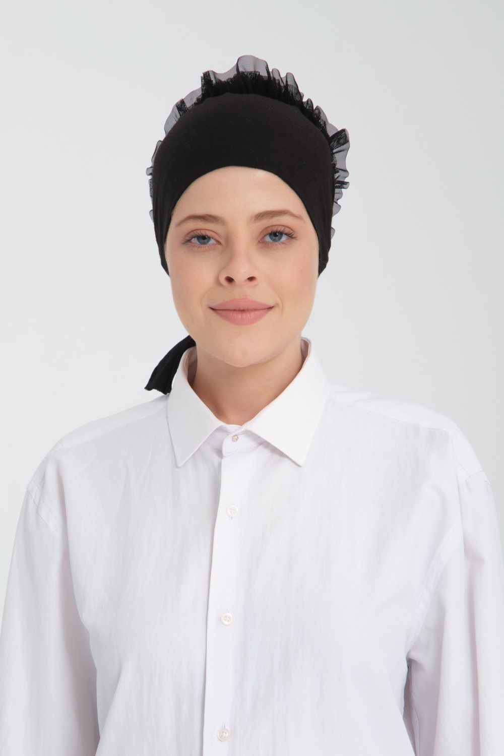 Wega Moda Dikişli Bone, %100 Pamuk Bone, Geniş Hacimli Bağlamalı Bone, Dikişli Penye Bone, Tesettür Bon. Fırfırlı Bone