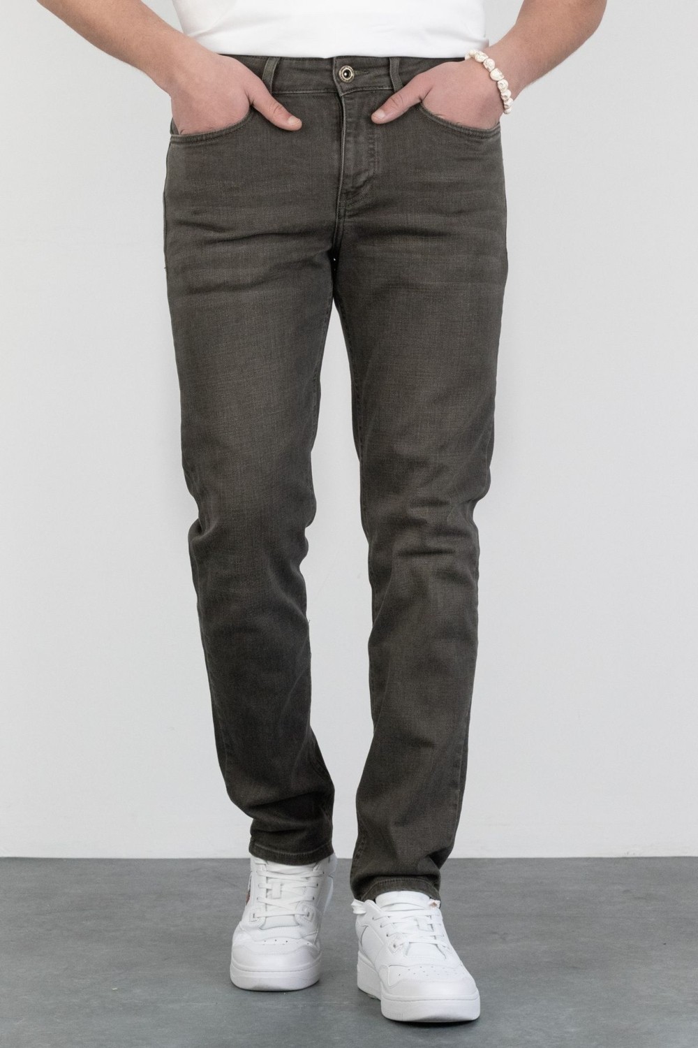 Halat's Erkek Joe Regular Fit Likralı Antrasit Jean Kot Pantolon