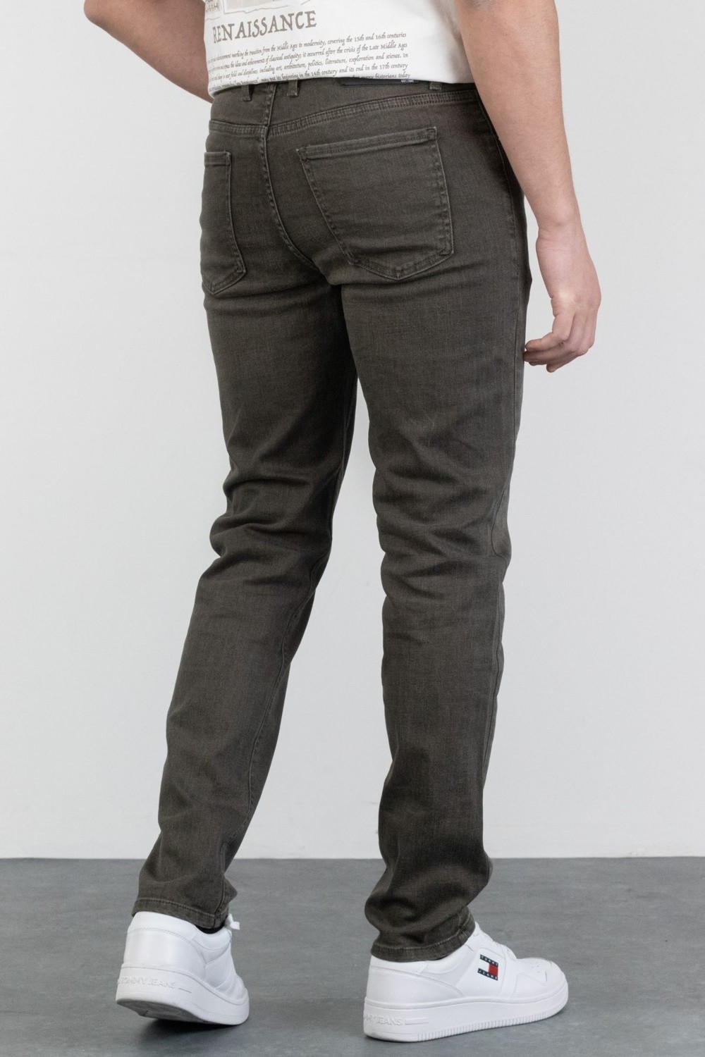 Halat's Erkek Joe Regular Fit Likralı Antrasit Jean Kot Pantolon görsel 6