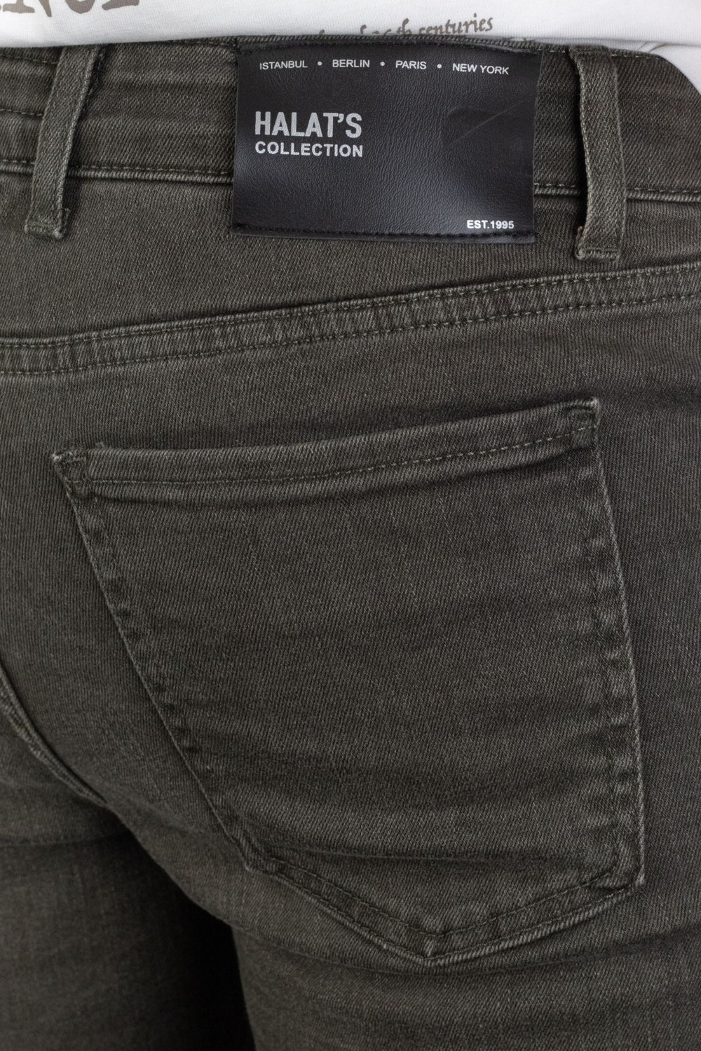 Halat's Erkek Joe Regular Fit Likralı Antrasit Jean Kot Pantolon görsel 7